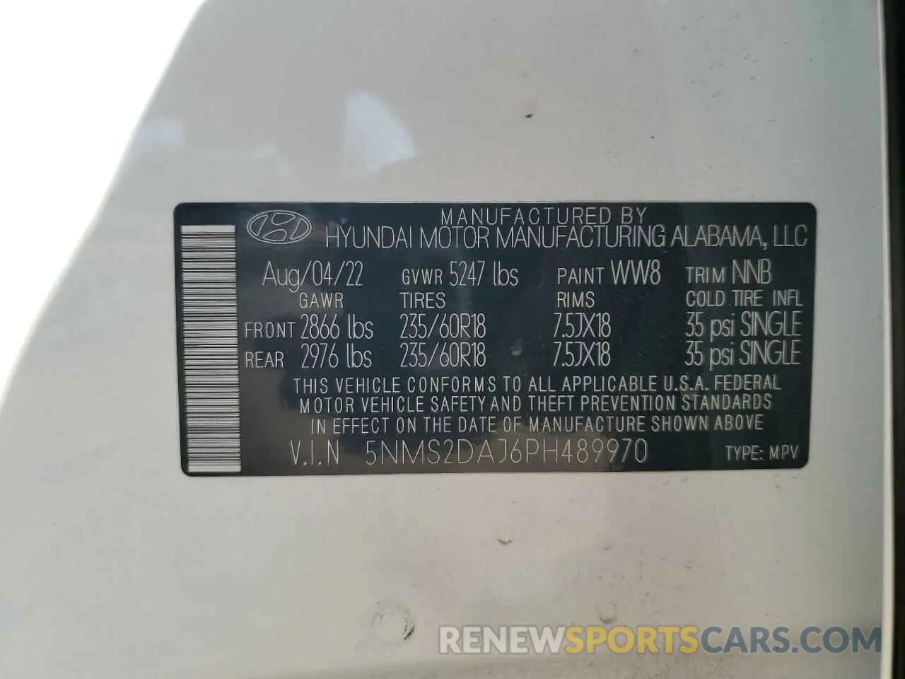 16 fotografías del automóvil dañado 5NMS2DAJ6PH489970 HYUNDAI SANTA FE 2023