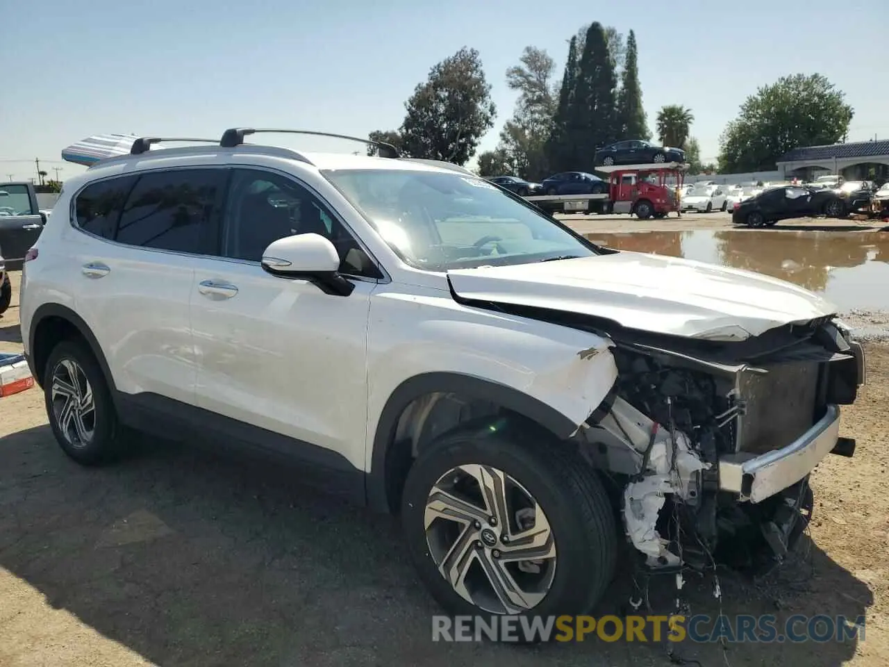 4 fotografías del automóvil dañado 5NMS2DAJ6PH489970 HYUNDAI SANTA FE 2023