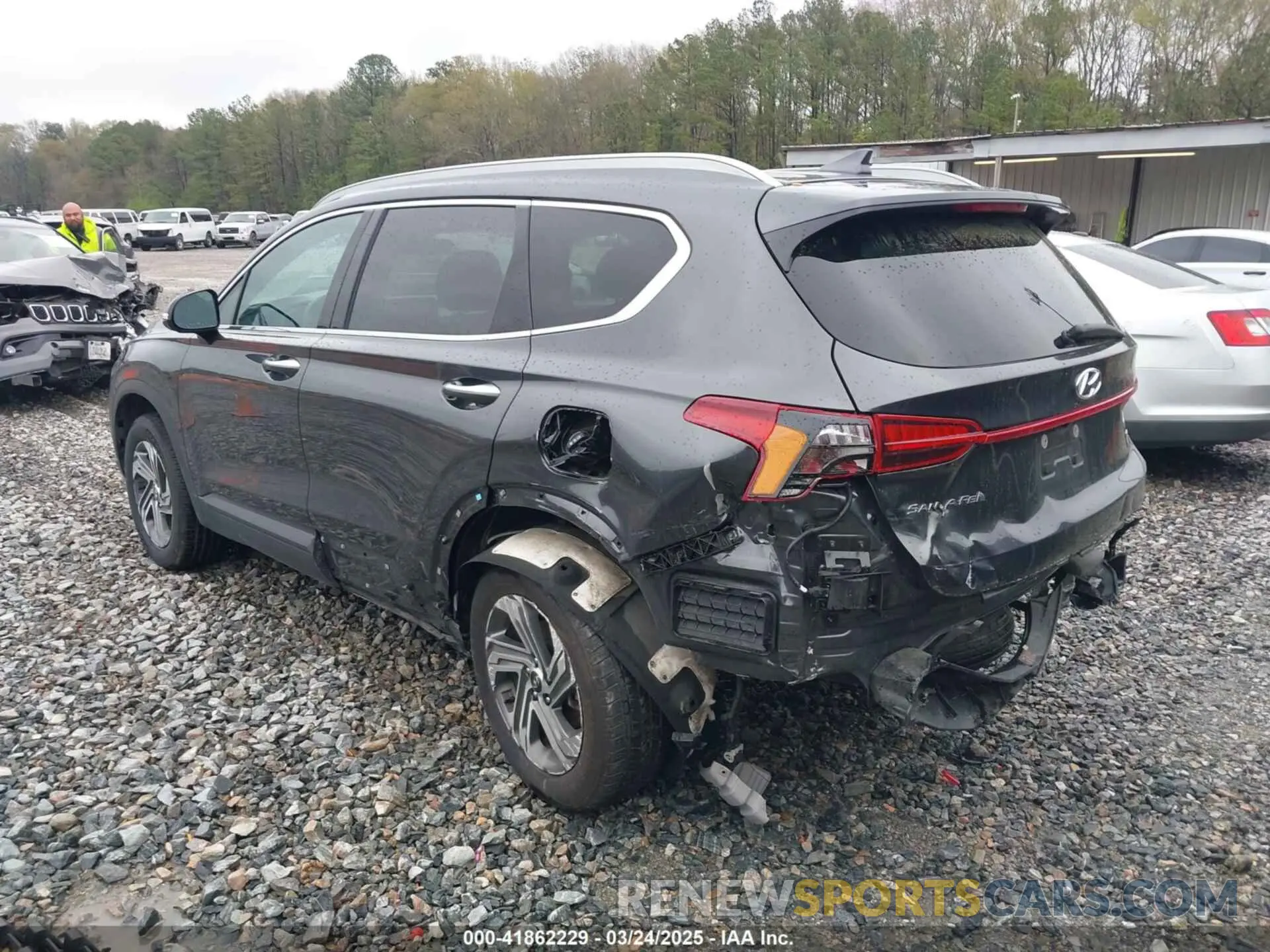 3 fotografías del automóvil dañado 5NMS2DAJ6PH603613 HYUNDAI SANTA FE 2023
