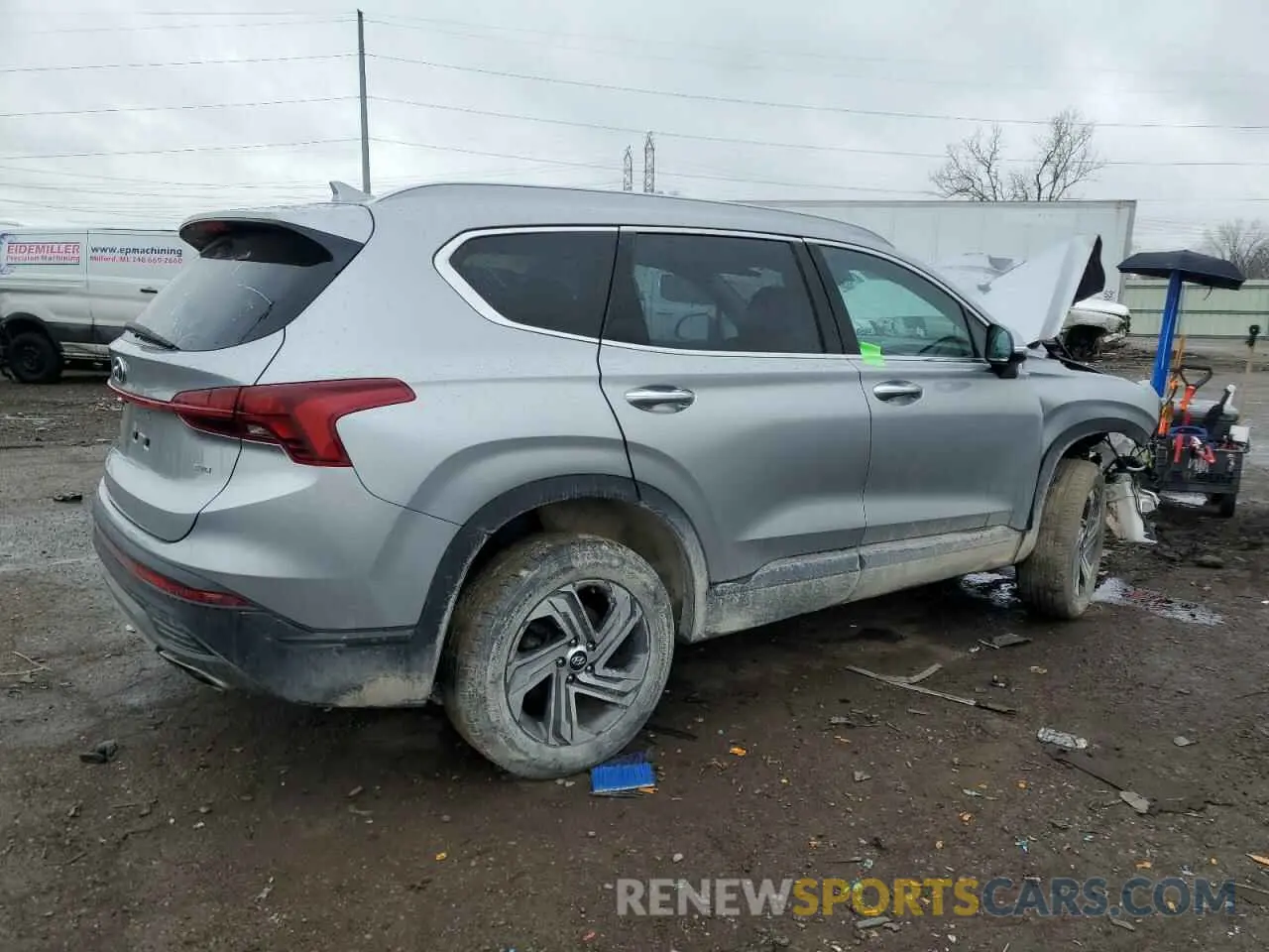 3 fotografías del automóvil dañado 5NMS2DAJ6PH627782 HYUNDAI SANTA FE 2023