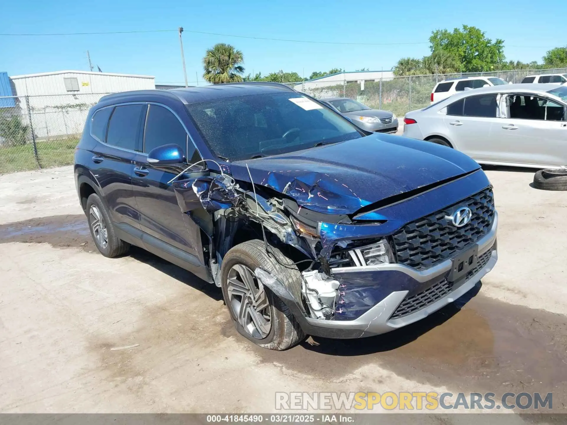 1 fotografías del automóvil dañado 5NMS2DAJ7PH592881 HYUNDAI SANTA FE 2023