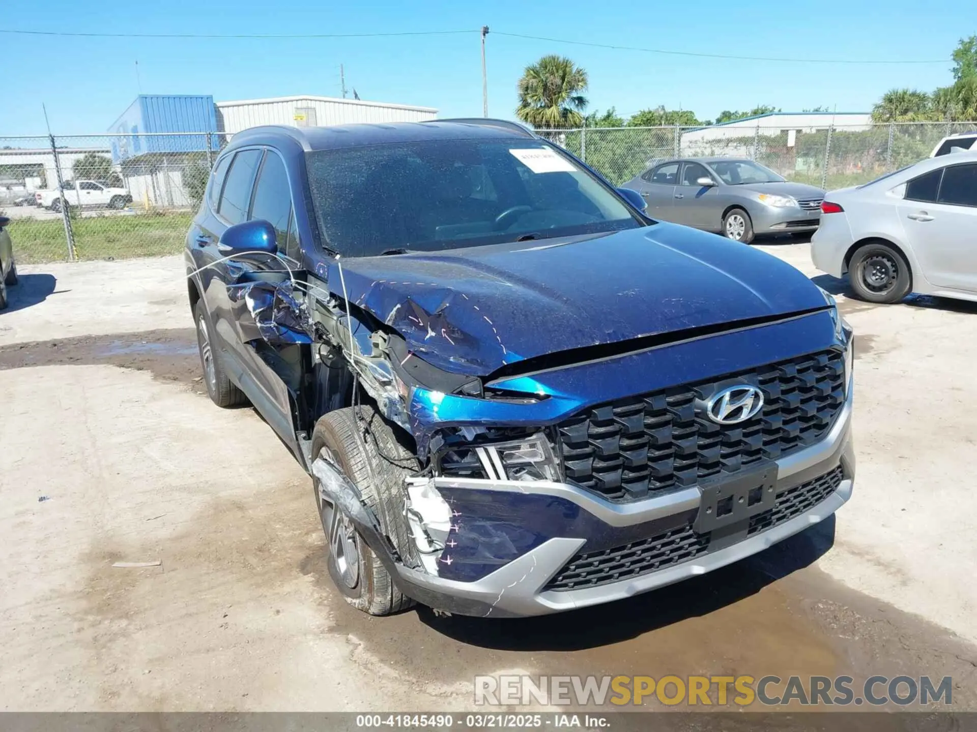 6 fotografías del automóvil dañado 5NMS2DAJ7PH592881 HYUNDAI SANTA FE 2023
