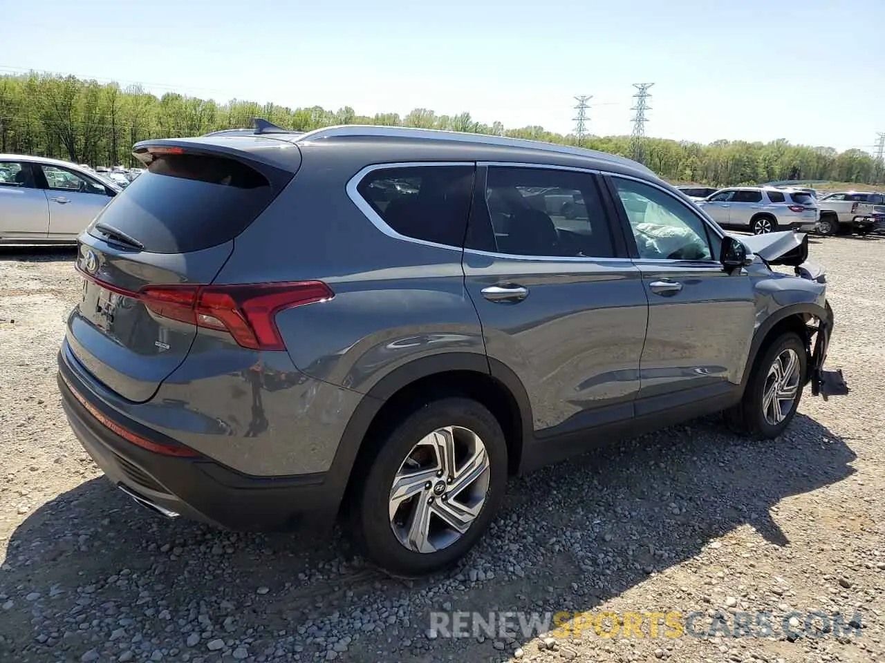 3 fotografías del automóvil dañado 5NMS2DAJ9PH529099 HYUNDAI SANTA FE 2023