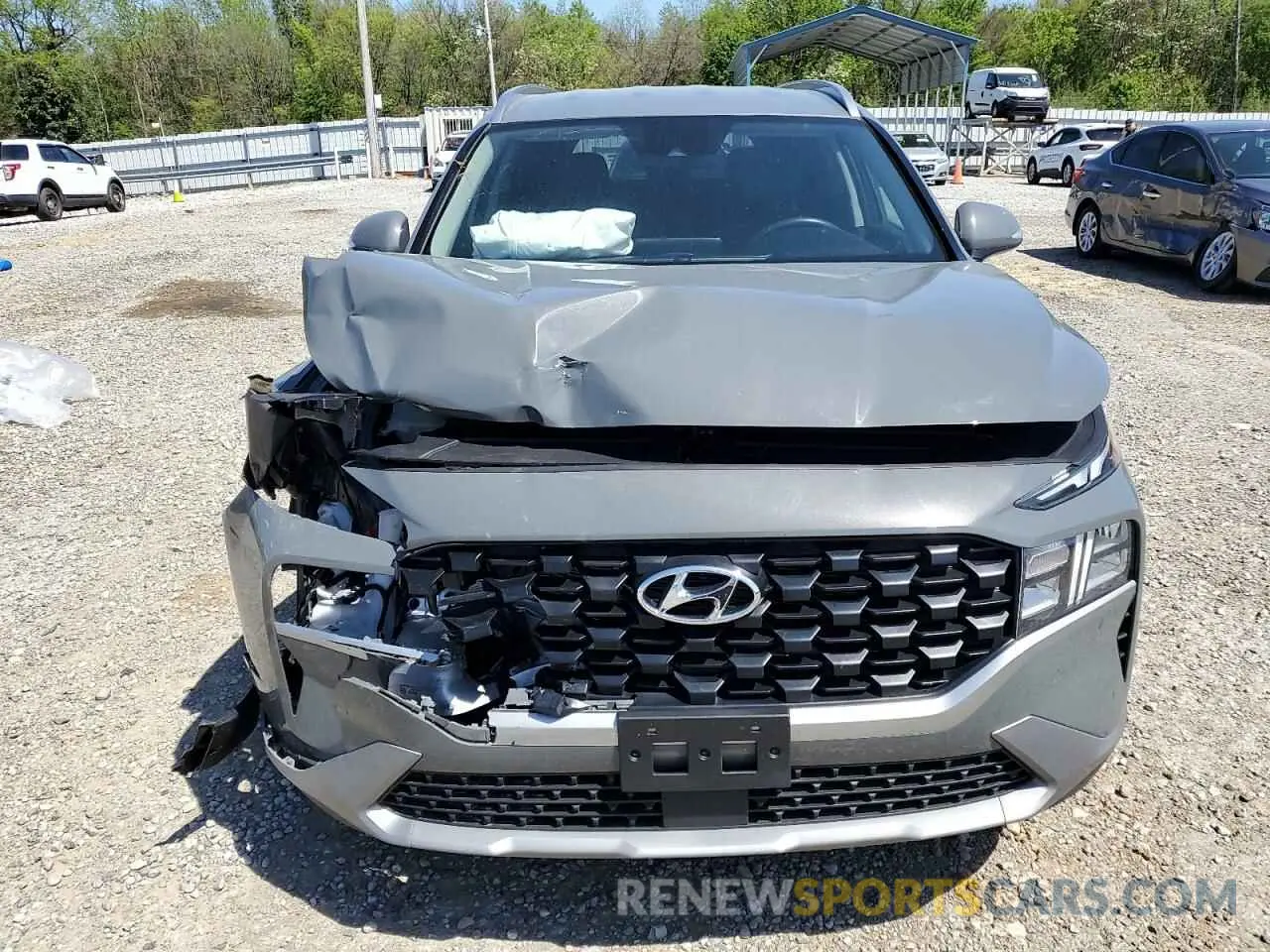 5 fotografías del automóvil dañado 5NMS2DAJ9PH529099 HYUNDAI SANTA FE 2023