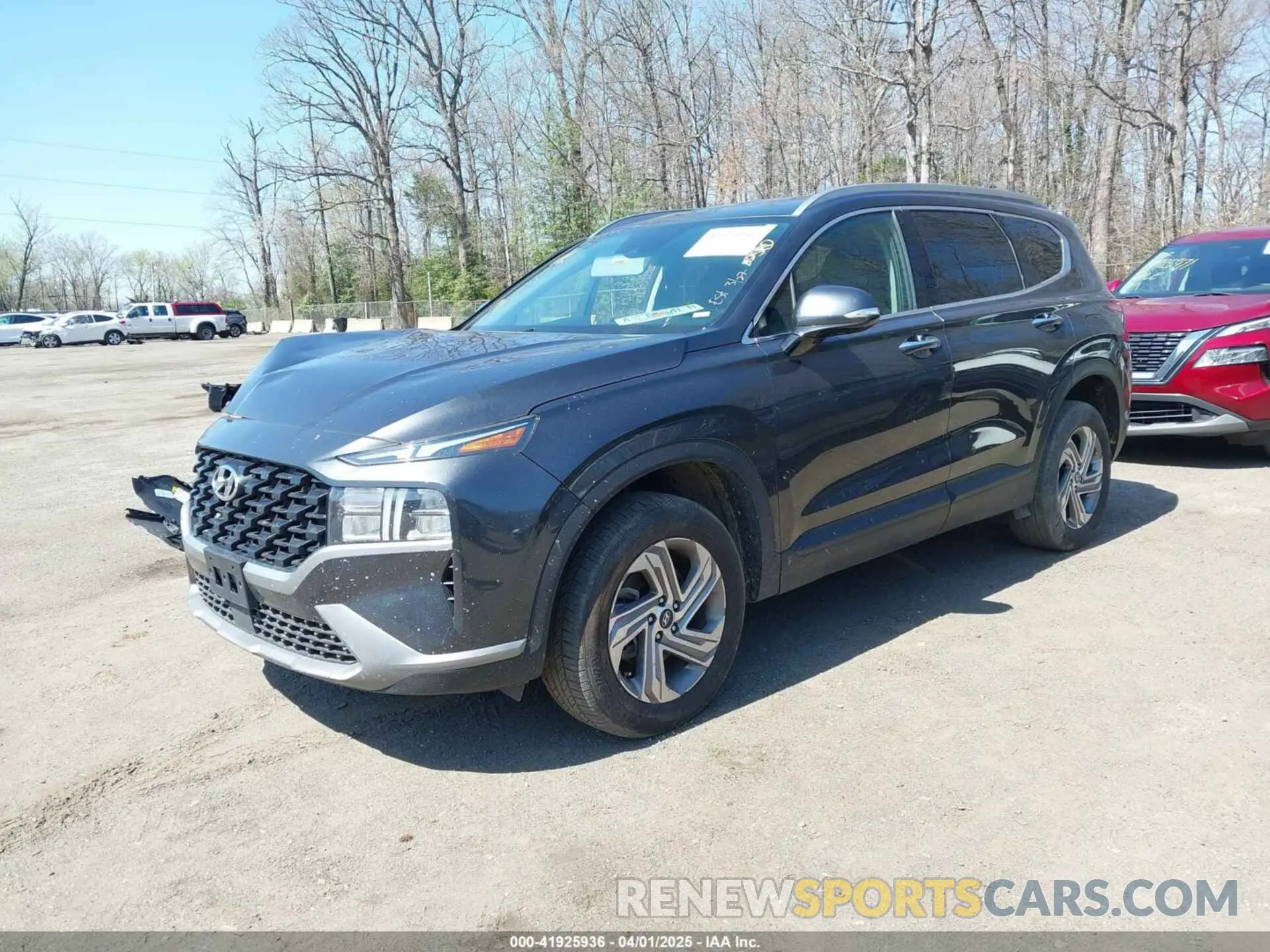 2 fotografías del automóvil dañado 5NMS2DAJXPH525496 HYUNDAI SANTA FE 2023