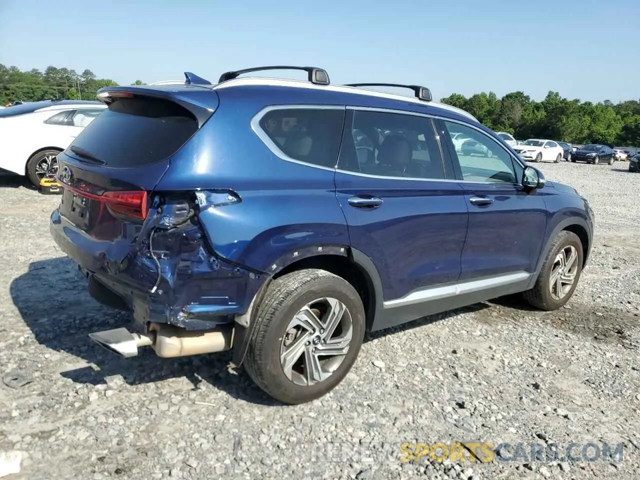 3 fotografías del automóvil dañado 5NMS34AJ1PH544810 HYUNDAI SANTA FE 2023