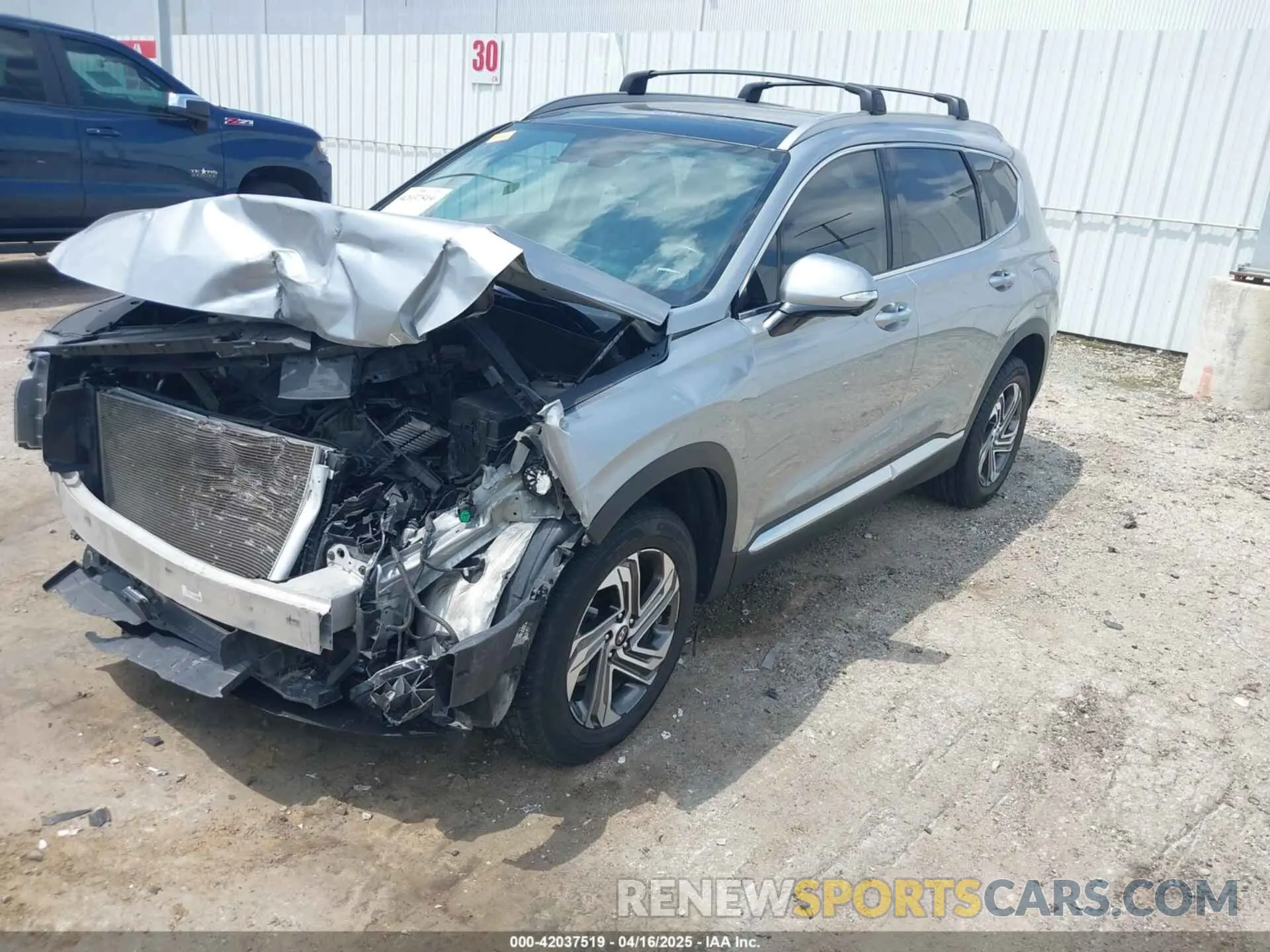 2 fotografías del automóvil dañado 5NMS34AJ5PH537357 HYUNDAI SANTA FE 2023