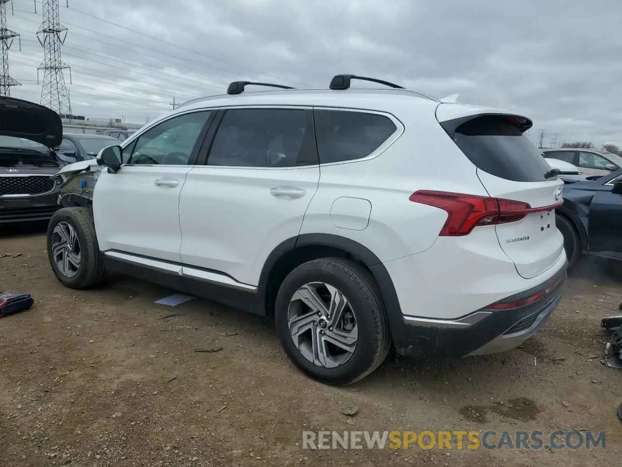 2 fotografías del automóvil dañado 5NMS34AJ5PH608086 HYUNDAI SANTA FE 2023