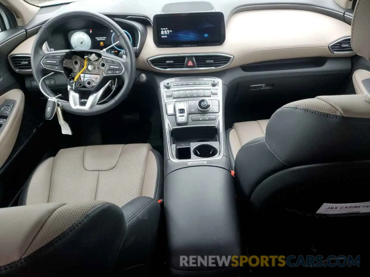 8 fotografías del automóvil dañado 5NMS34AJ5PH608086 HYUNDAI SANTA FE 2023