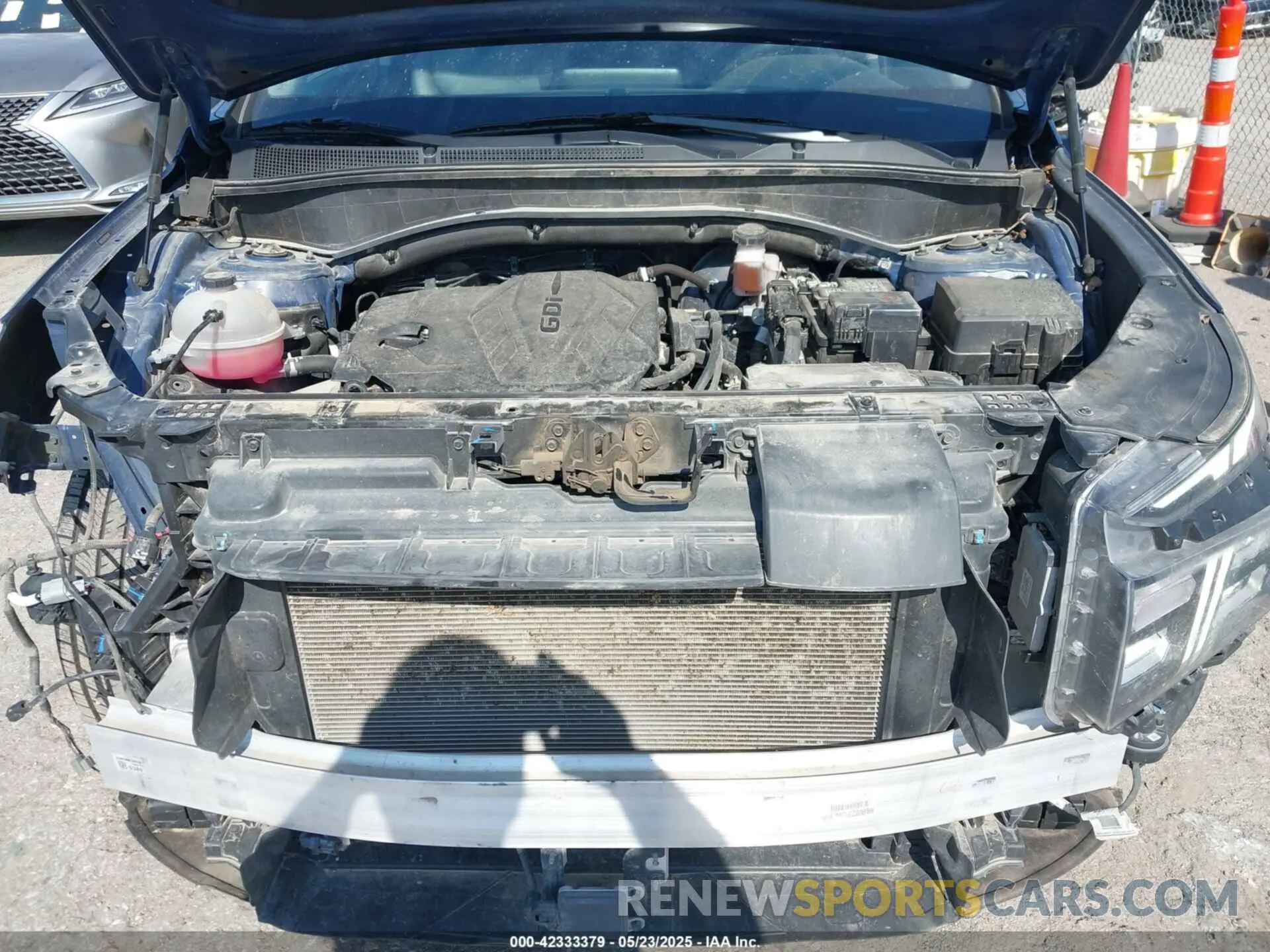 10 fotografías del automóvil dañado 5NMS34AJ6PH544799 HYUNDAI SANTA FE 2023