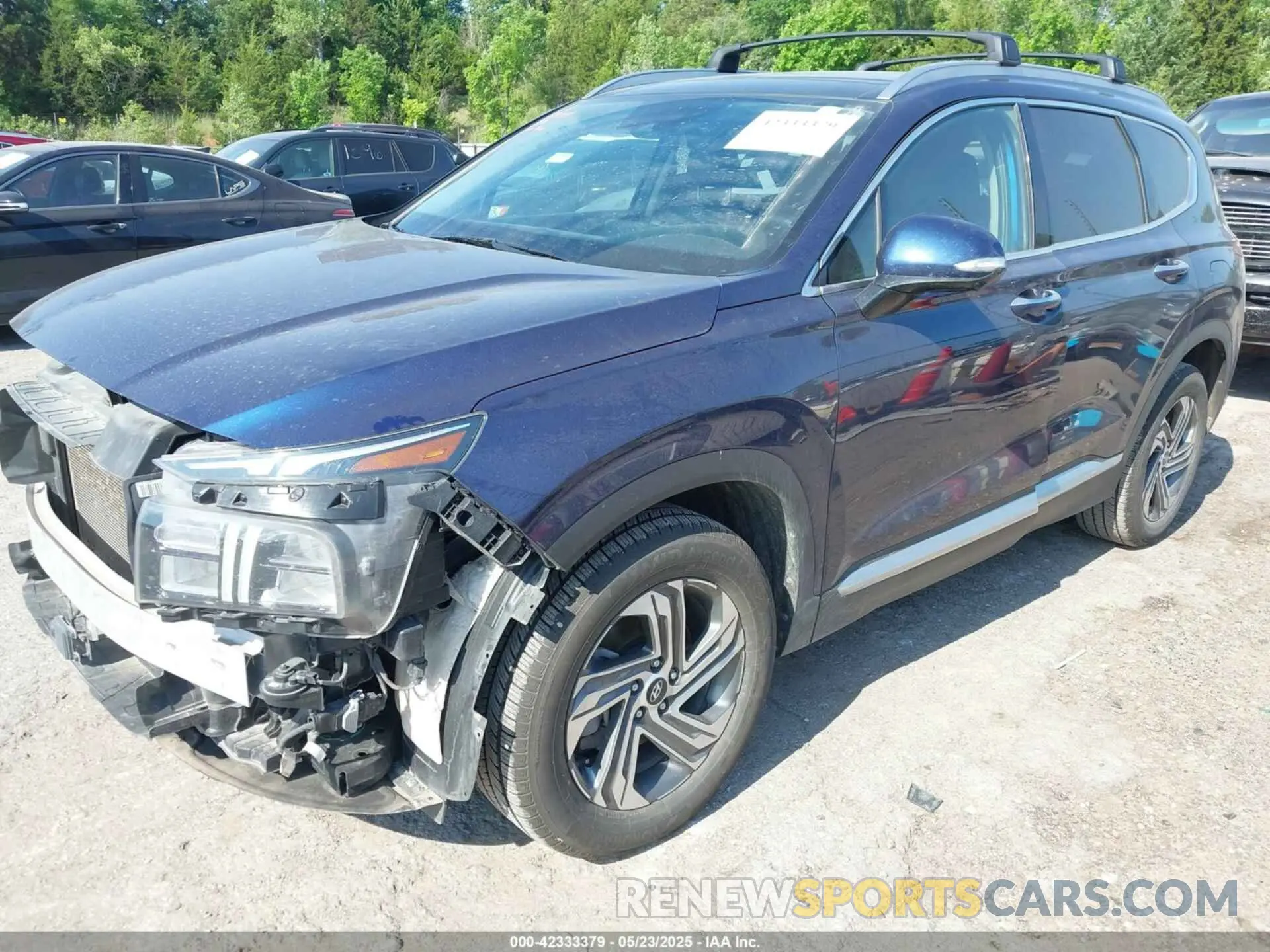 2 fotografías del automóvil dañado 5NMS34AJ6PH544799 HYUNDAI SANTA FE 2023