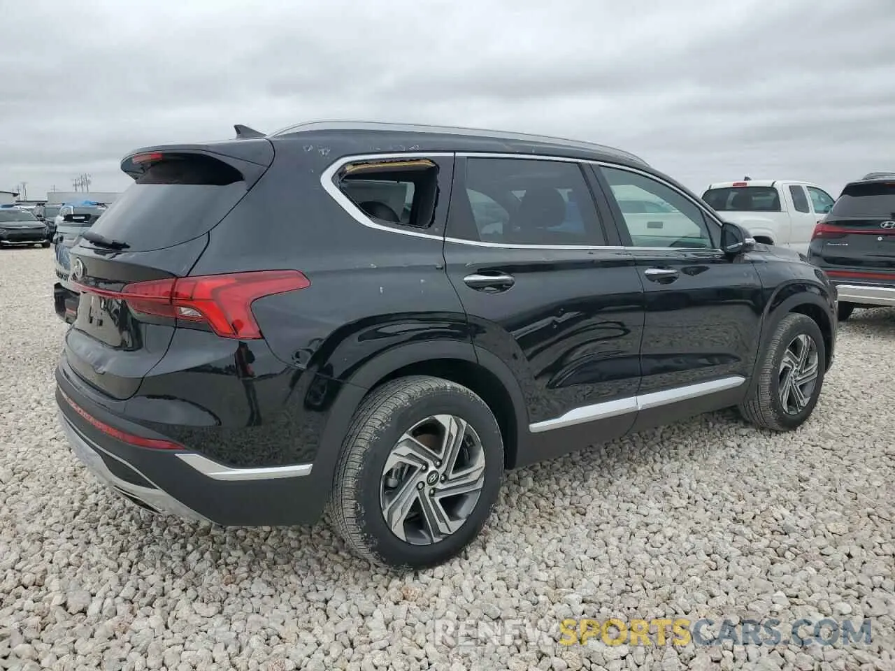 3 fotografías del automóvil dañado 5NMS34AJ6PH605391 HYUNDAI SANTA FE 2023