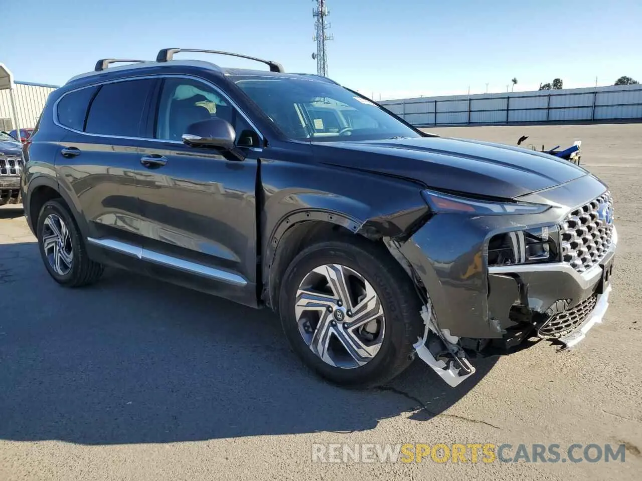 4 fotografías del automóvil dañado 5NMS34AJ8PH608065 HYUNDAI SANTA FE 2023