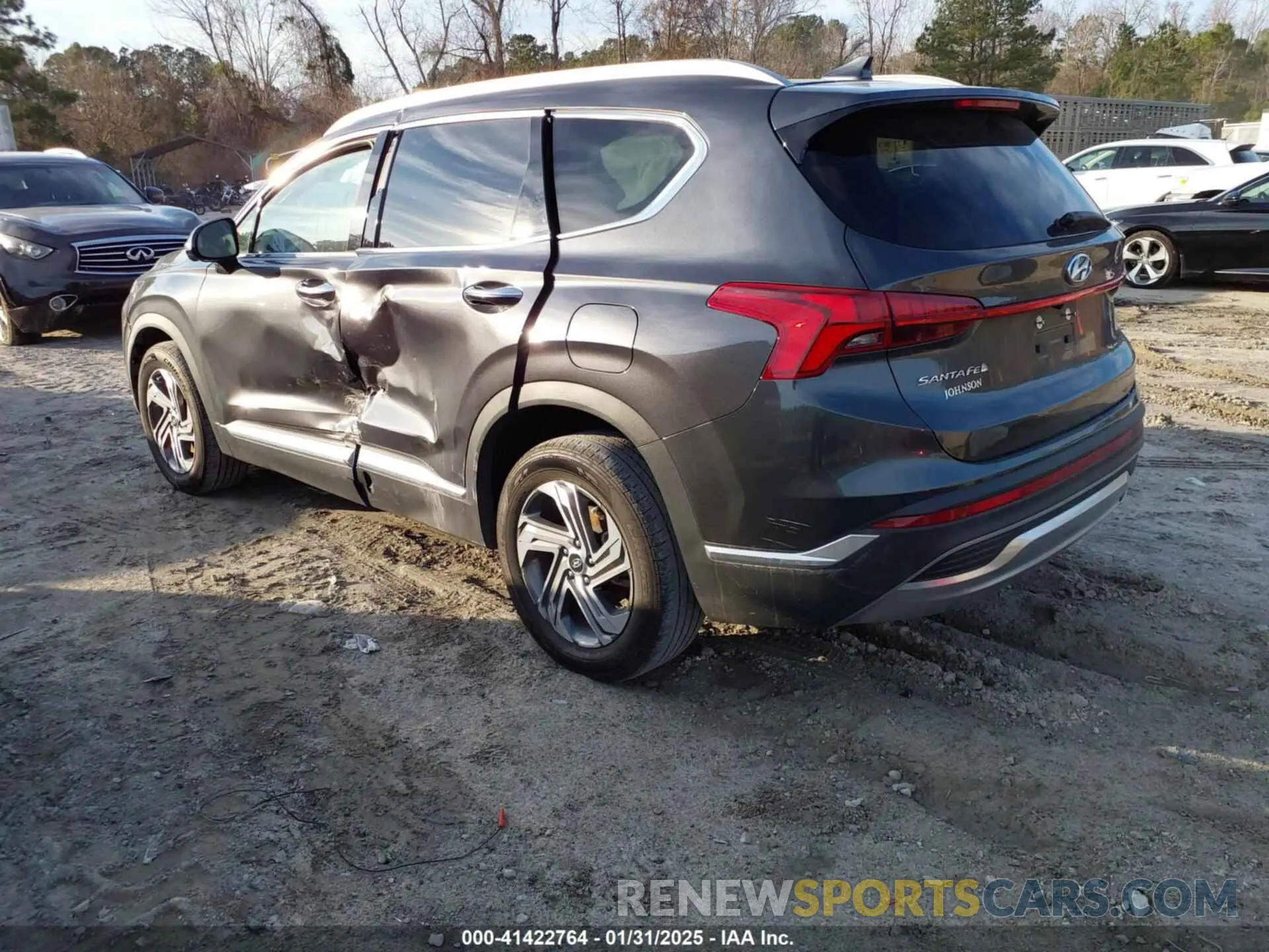 3 fotografías del automóvil dañado 5NMS34AJ8PH608485 HYUNDAI SANTA FE 2023