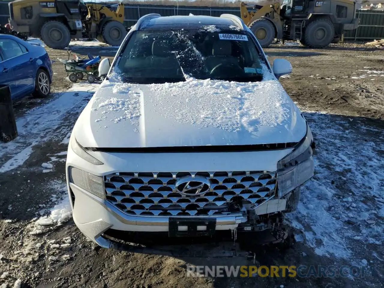 5 fotografías del automóvil dañado 5NMS3DA13PH005721 HYUNDAI SANTA FE 2023