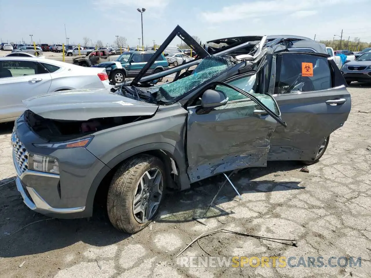 1 fotografías del automóvil dañado 5NMS3DA14PH011799 HYUNDAI SANTA FE 2023