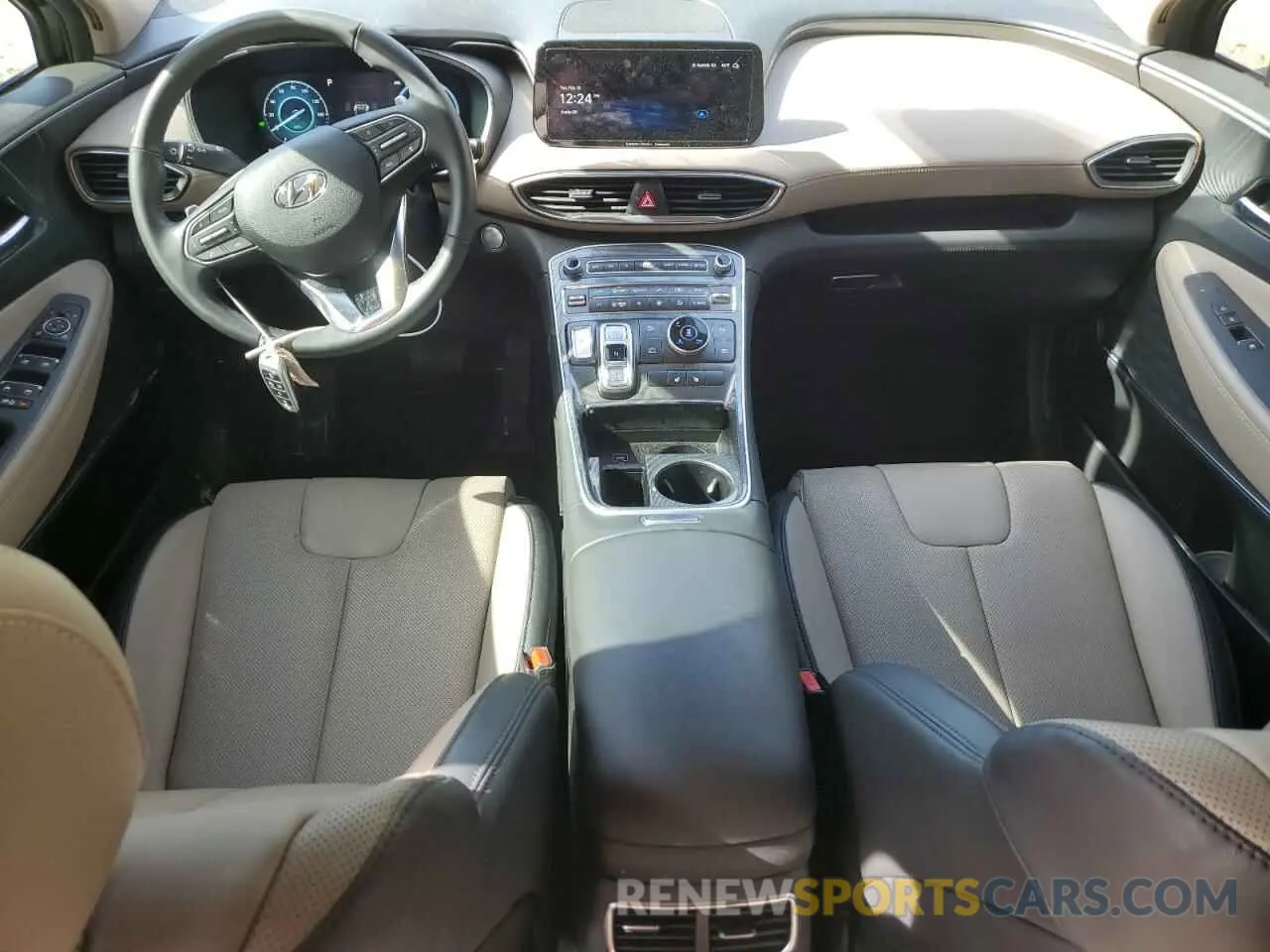 8 fotografías del automóvil dañado 5NMS3DA15PH020463 HYUNDAI SANTA FE 2023
