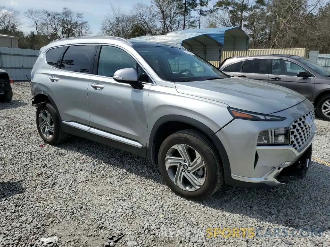 4 fotografías del automóvil dañado 5NMS3DAJ0PH512785 HYUNDAI SANTA FE 2023