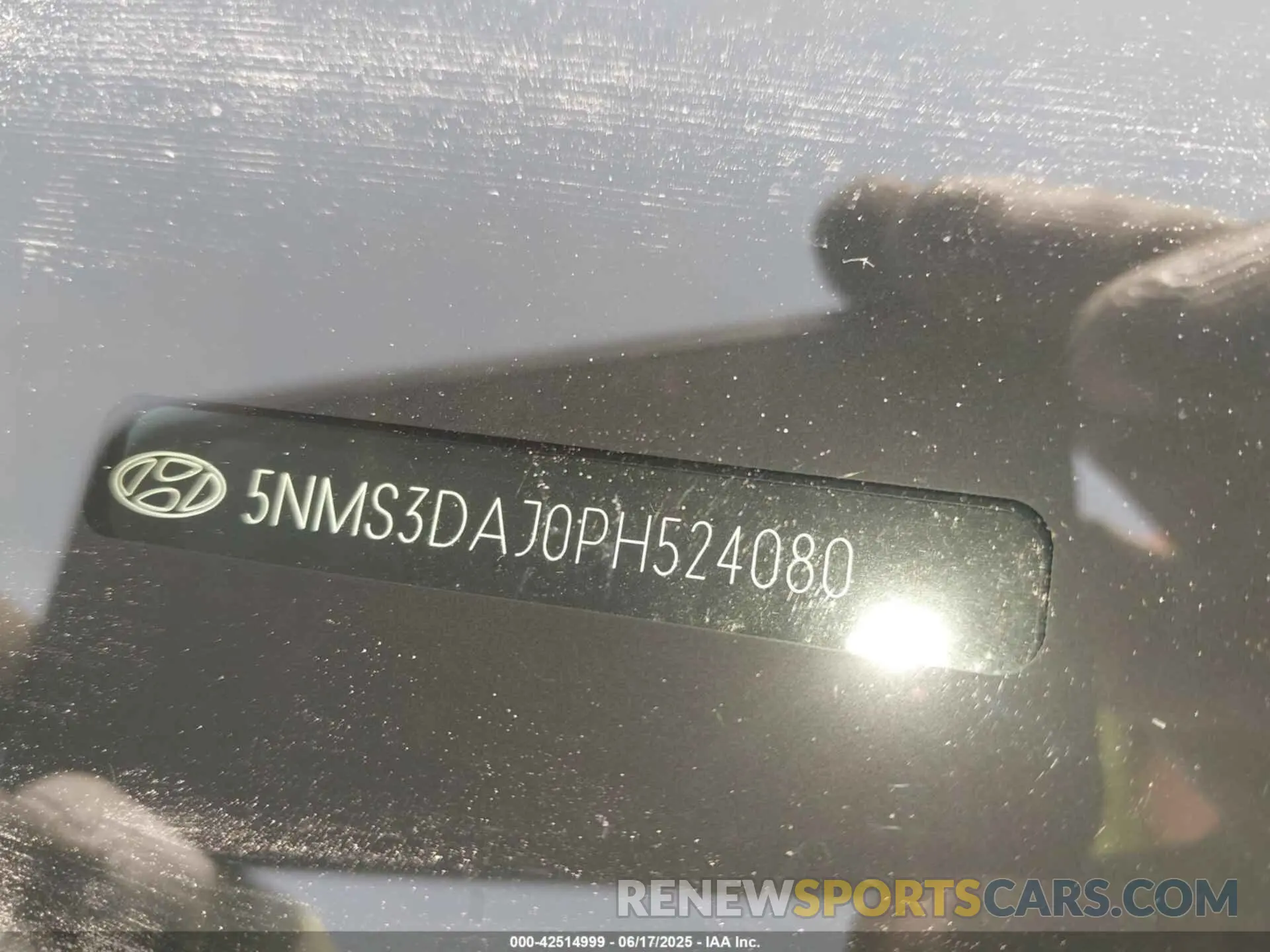 9 fotografías del automóvil dañado 5NMS3DAJ0PH524080 HYUNDAI SANTA FE 2023