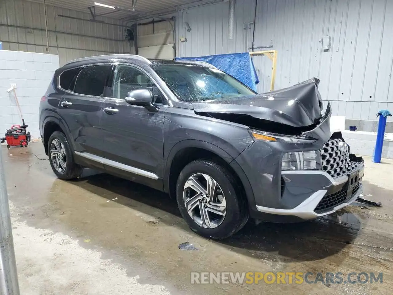 4 fotografías del automóvil dañado 5NMS3DAJ1PH622339 HYUNDAI SANTA FE 2023