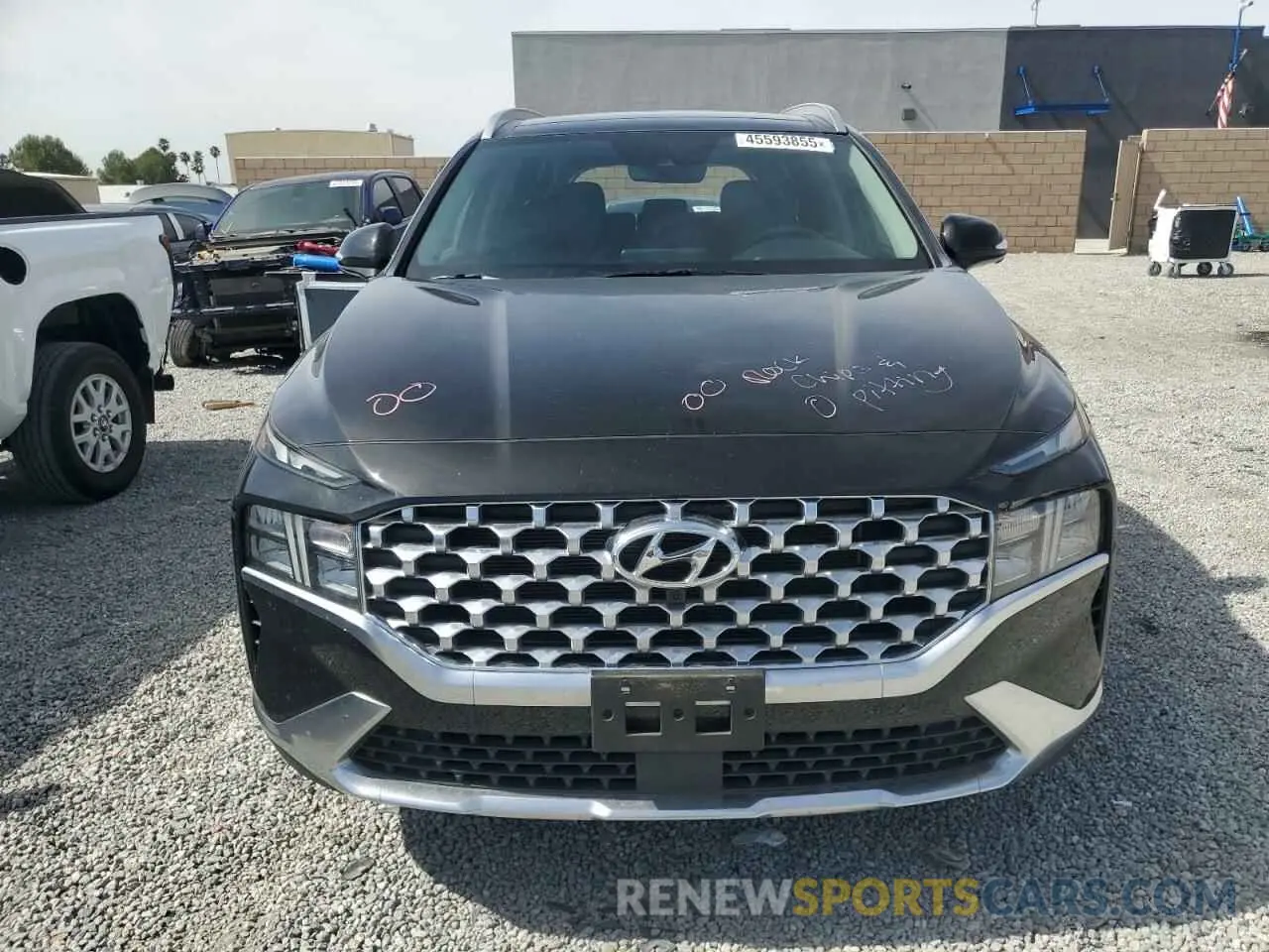5 fotografías del automóvil dañado 5NMS3DAJ3PH504843 HYUNDAI SANTA FE 2023