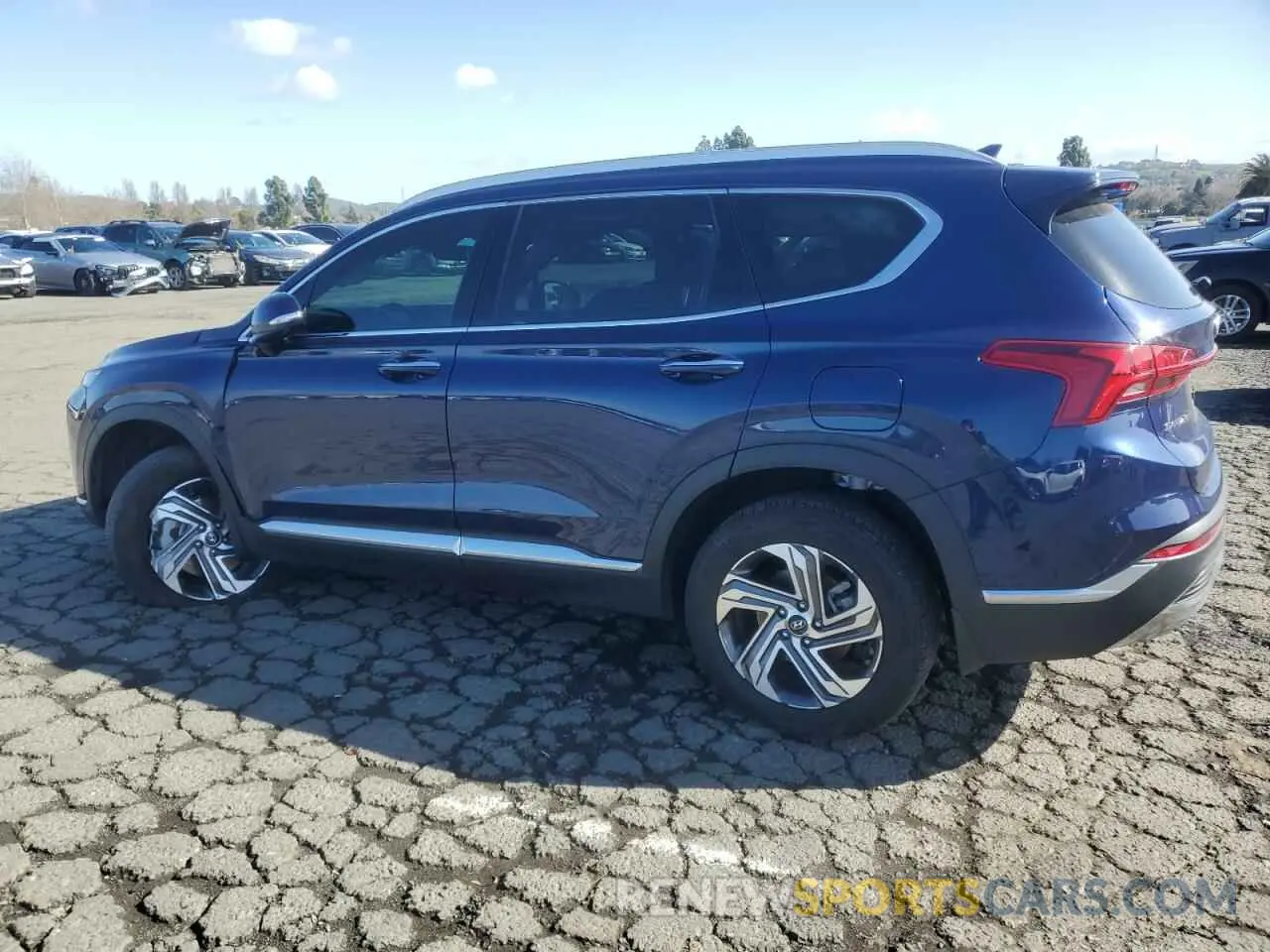 2 fotografías del automóvil dañado 5NMS3DAJ3PH507466 HYUNDAI SANTA FE 2023