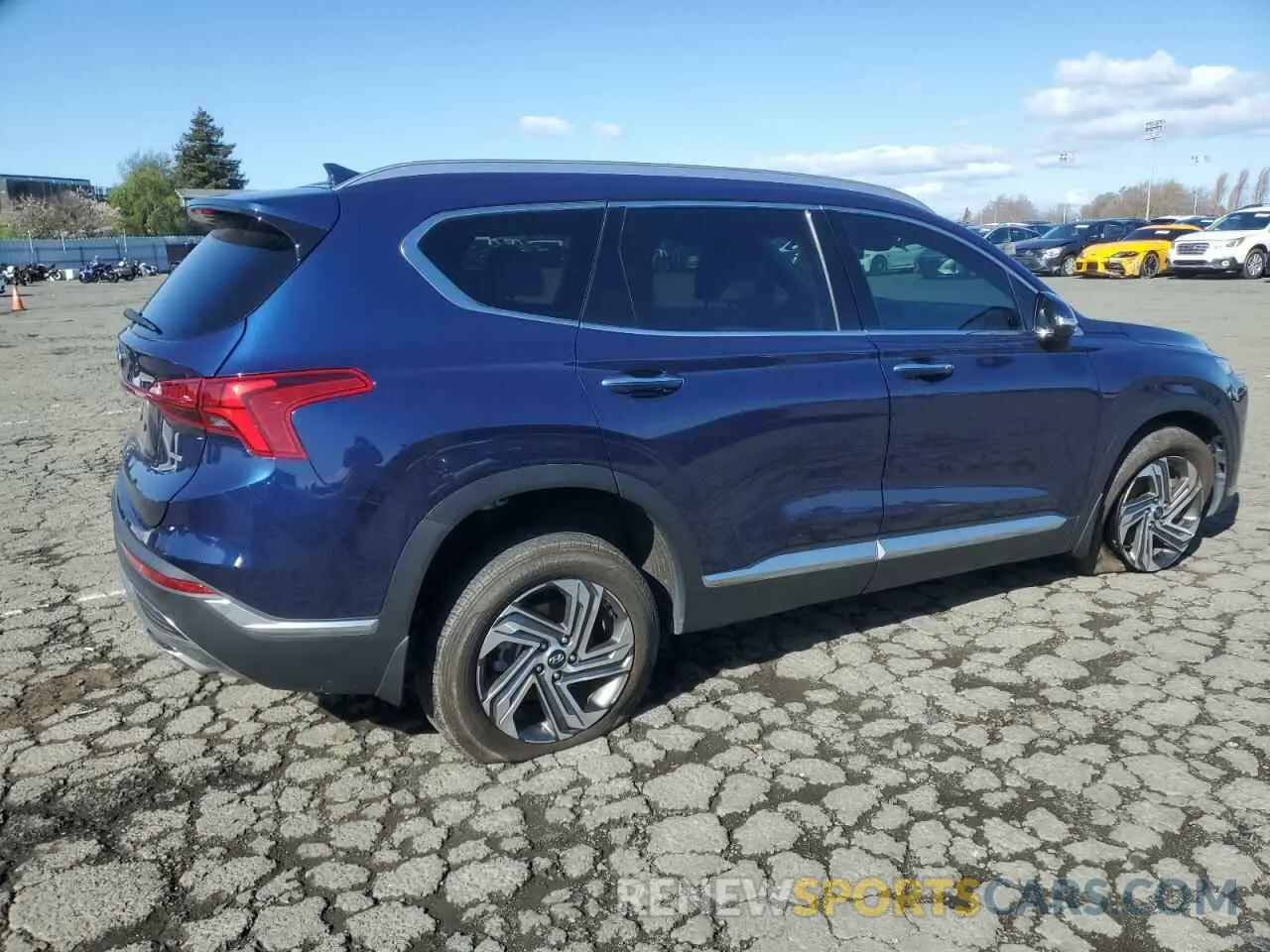 3 fotografías del automóvil dañado 5NMS3DAJ3PH507466 HYUNDAI SANTA FE 2023