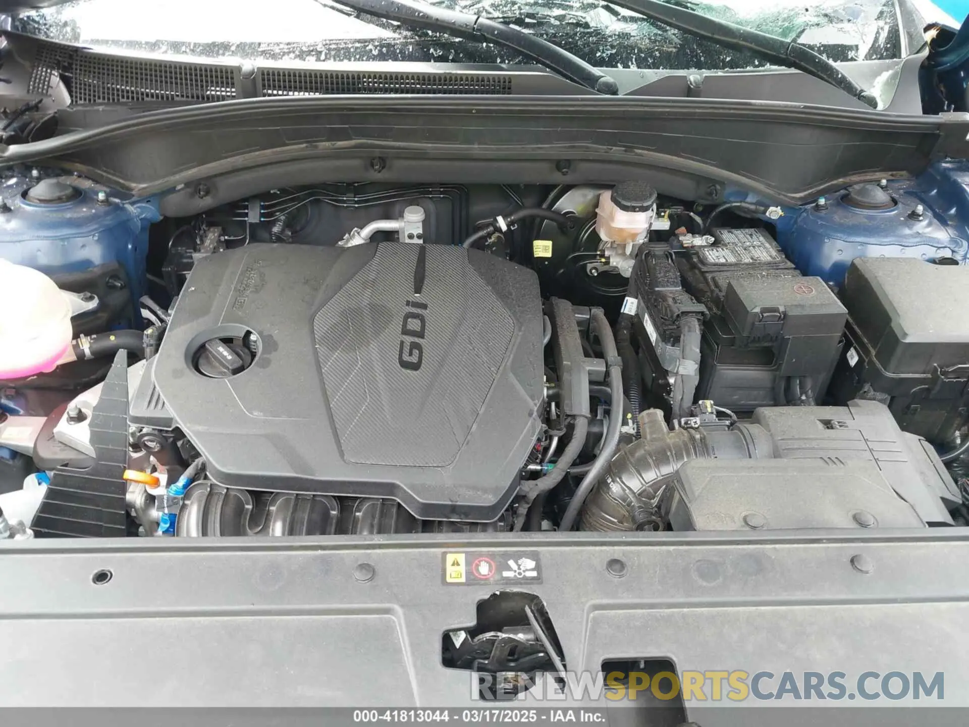 10 fotografías del automóvil dañado 5NMS3DAJ3PH588436 HYUNDAI SANTA FE 2023