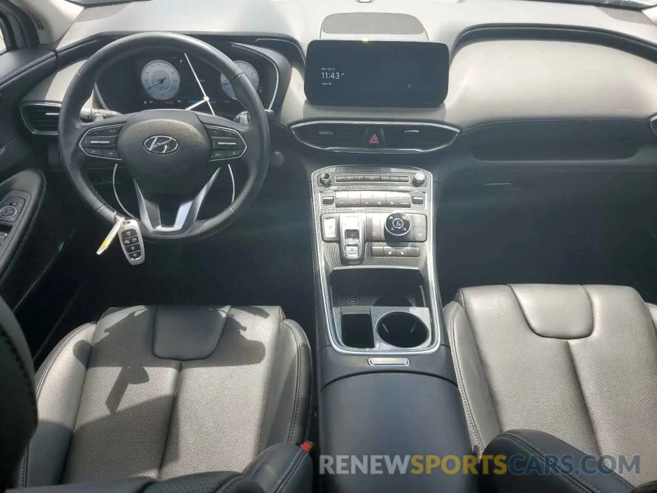 8 fotografías del automóvil dañado 5NMS3DAJ3PH639062 HYUNDAI SANTA FE 2023