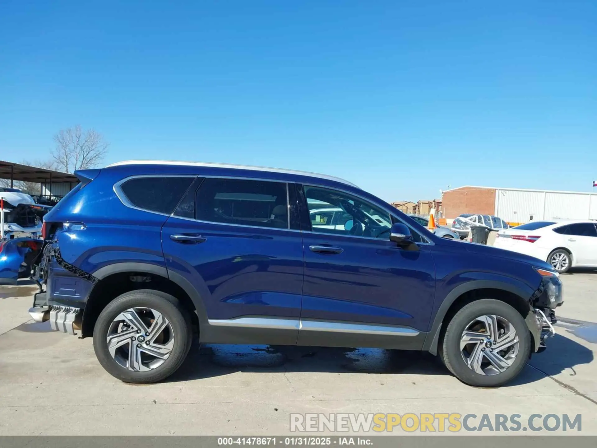 14 fotografías del automóvil dañado 5NMS3DAJ4PH579647 HYUNDAI SANTA FE 2023