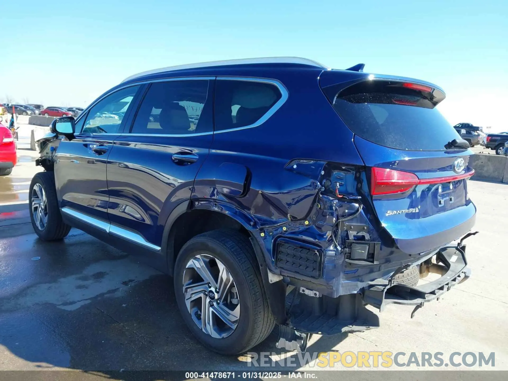 3 fotografías del automóvil dañado 5NMS3DAJ4PH579647 HYUNDAI SANTA FE 2023