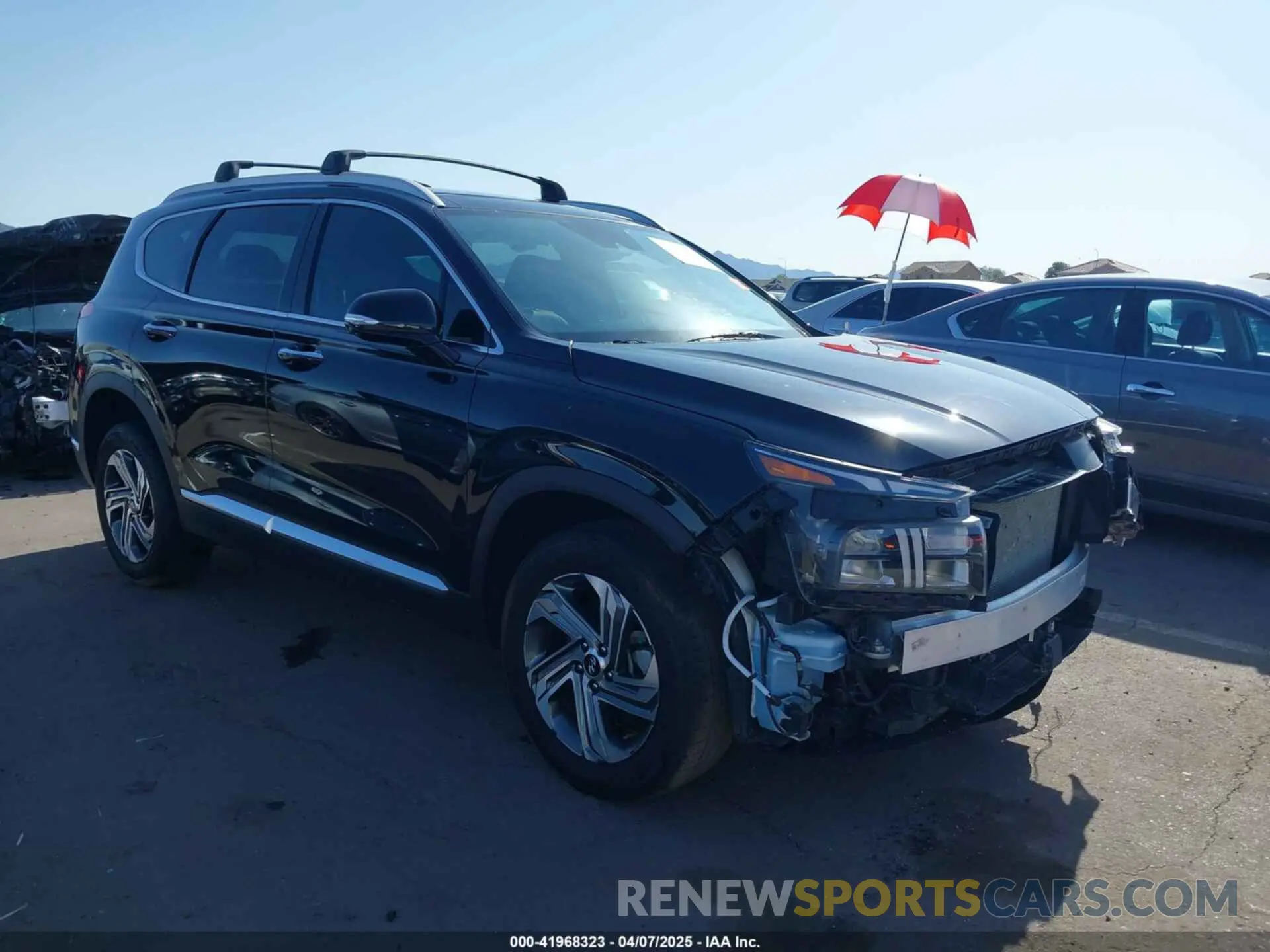 1 fotografías del automóvil dañado 5NMS3DAJ6PH574739 HYUNDAI SANTA FE 2023