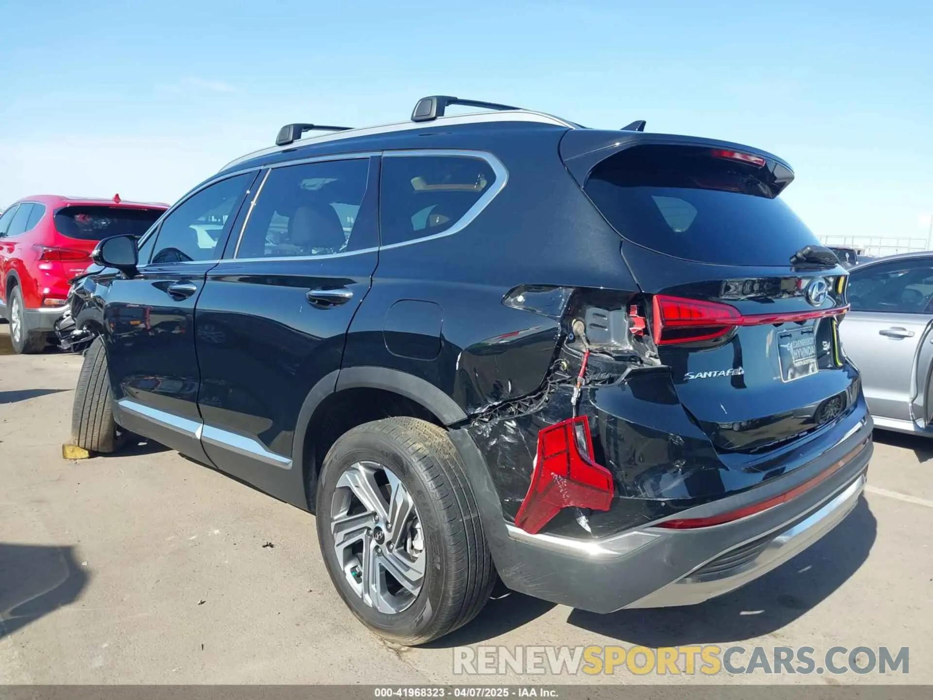 3 fotografías del automóvil dañado 5NMS3DAJ6PH574739 HYUNDAI SANTA FE 2023