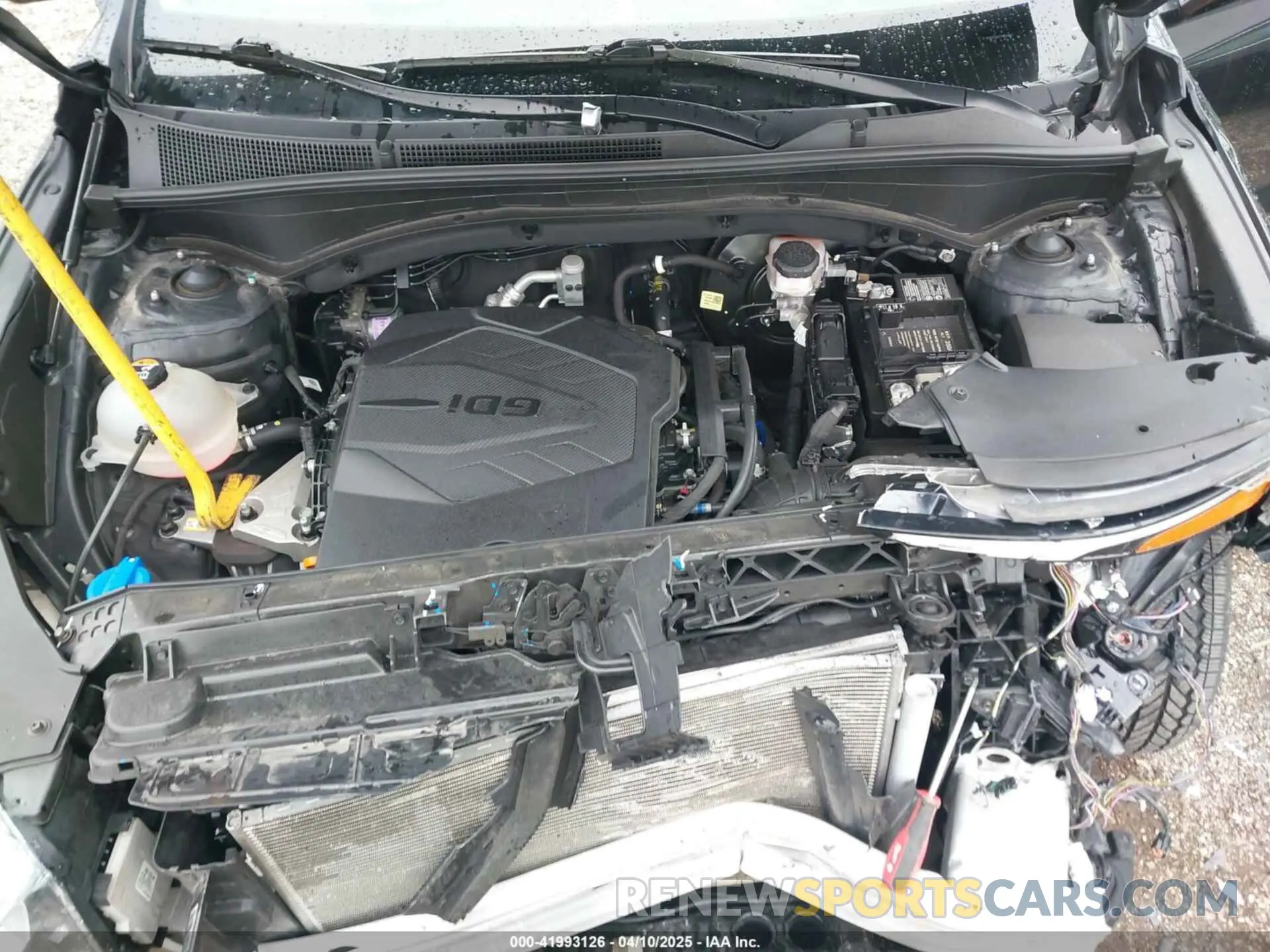 10 fotografías del automóvil dañado 5NMS3DAJ7PH524867 HYUNDAI SANTA FE 2023