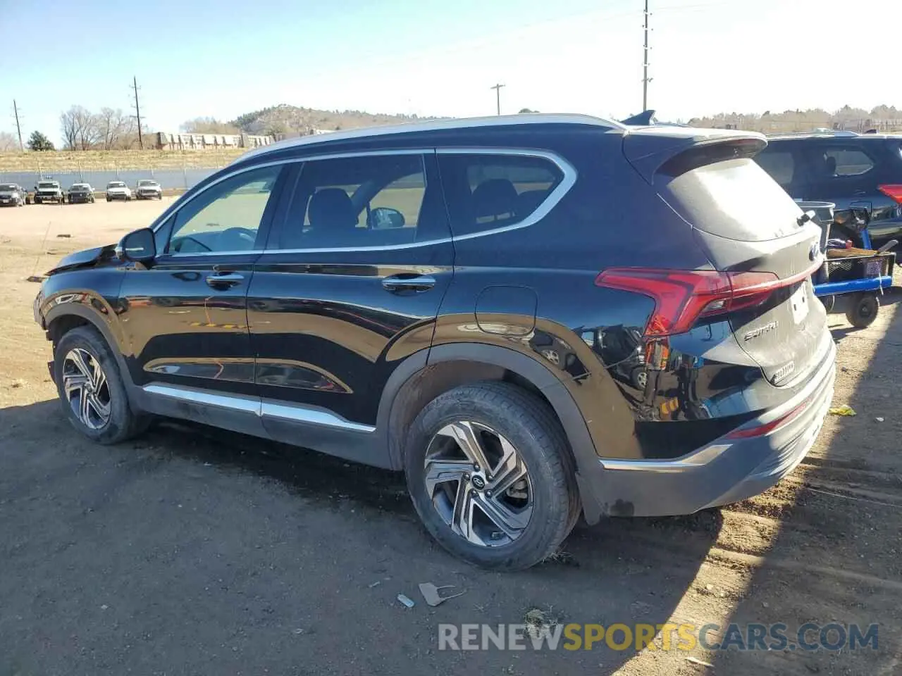 2 fotografías del automóvil dañado 5NMS3DAJXPH508369 HYUNDAI SANTA FE 2023