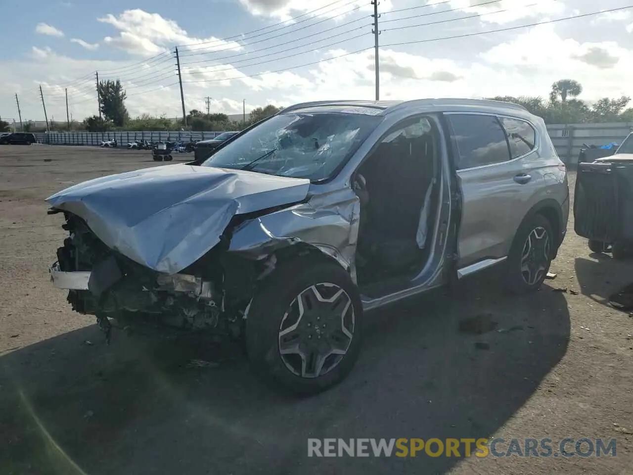 1 fotografías del automóvil dañado 5NMS44AL3PH486987 HYUNDAI SANTA FE 2023