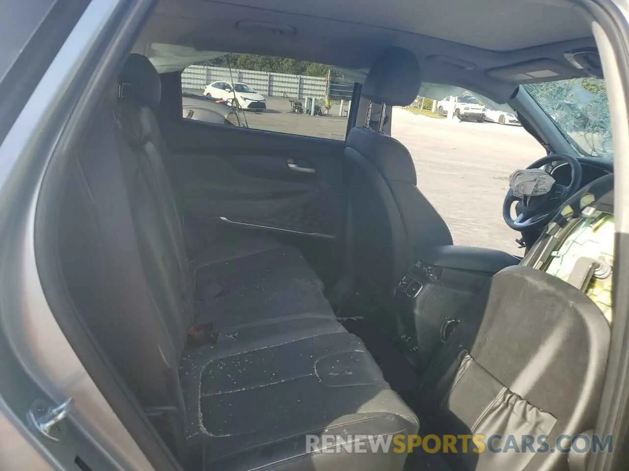 10 fotografías del automóvil dañado 5NMS44AL3PH486987 HYUNDAI SANTA FE 2023