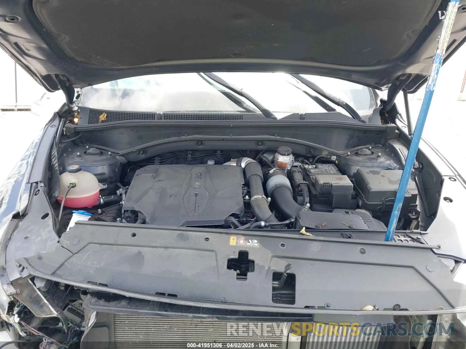 10 fotografías del automóvil dañado 5NMS44AL3PH557590 HYUNDAI SANTA FE 2023