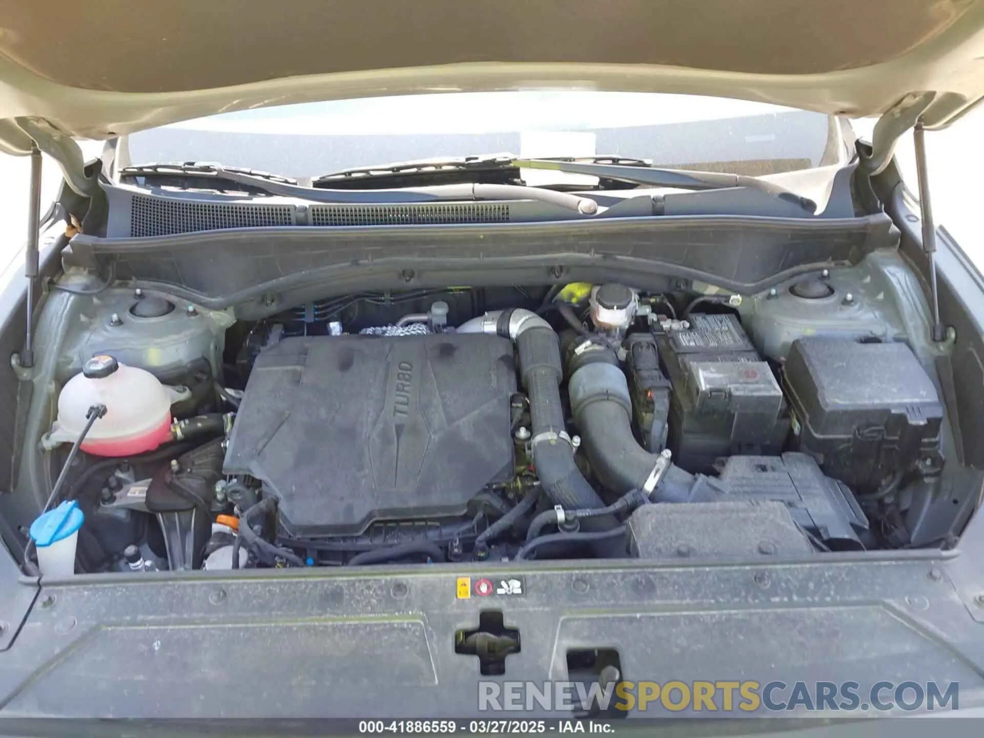 10 fotografías del automóvil dañado 5NMS44AL3PH594865 HYUNDAI SANTA FE 2023
