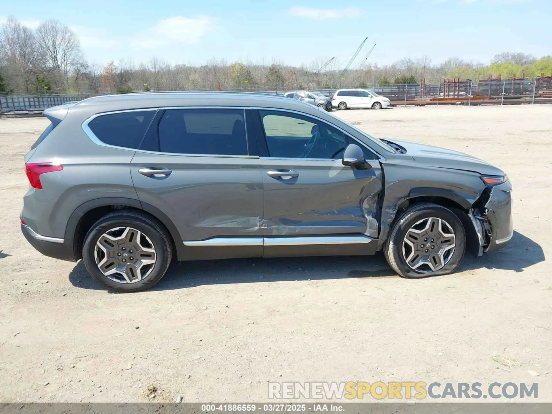 6 fotografías del automóvil dañado 5NMS44AL3PH594865 HYUNDAI SANTA FE 2023