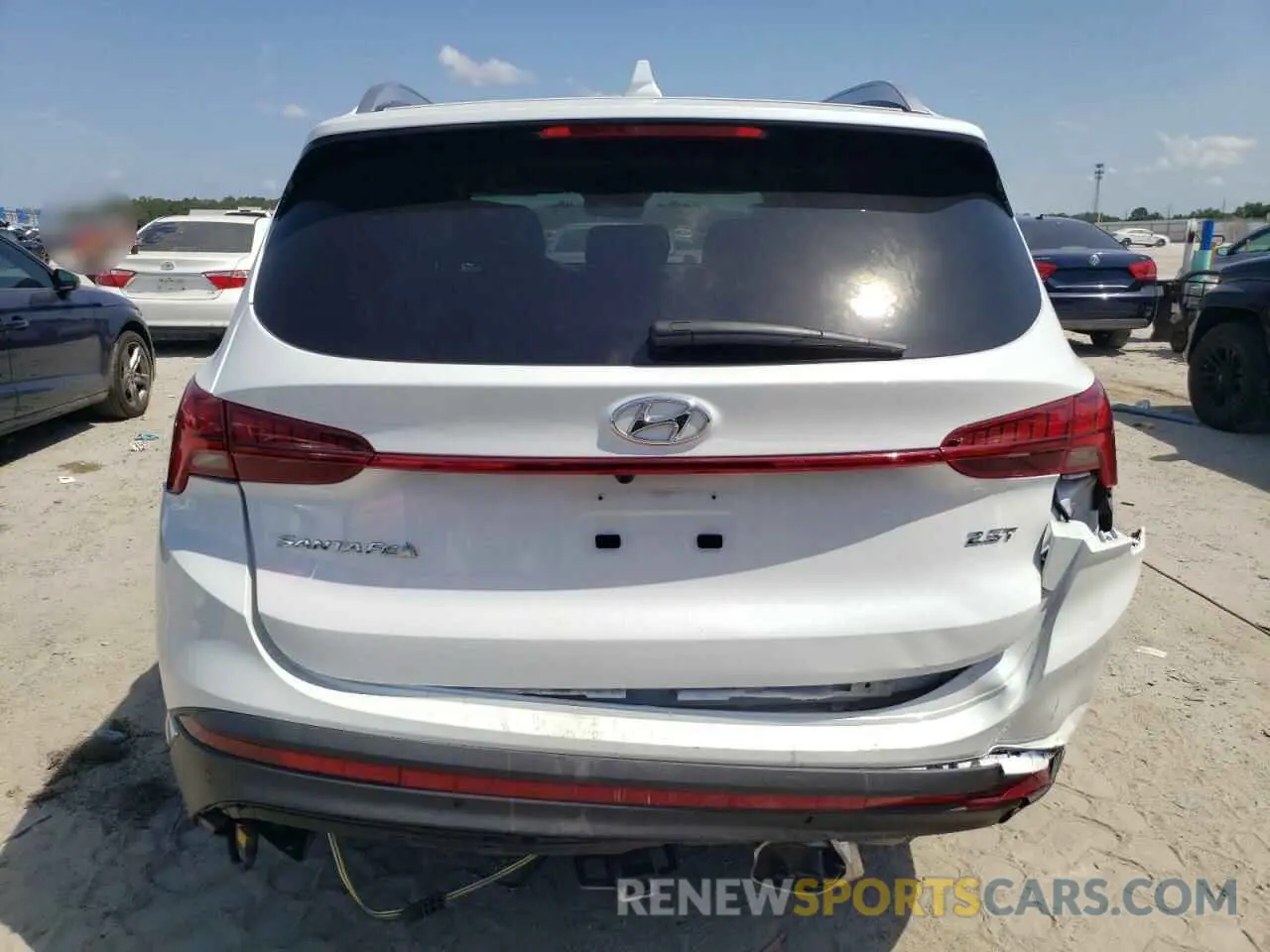 6 fotografías del automóvil dañado 5NMS44AL7PH486345 HYUNDAI SANTA FE 2023