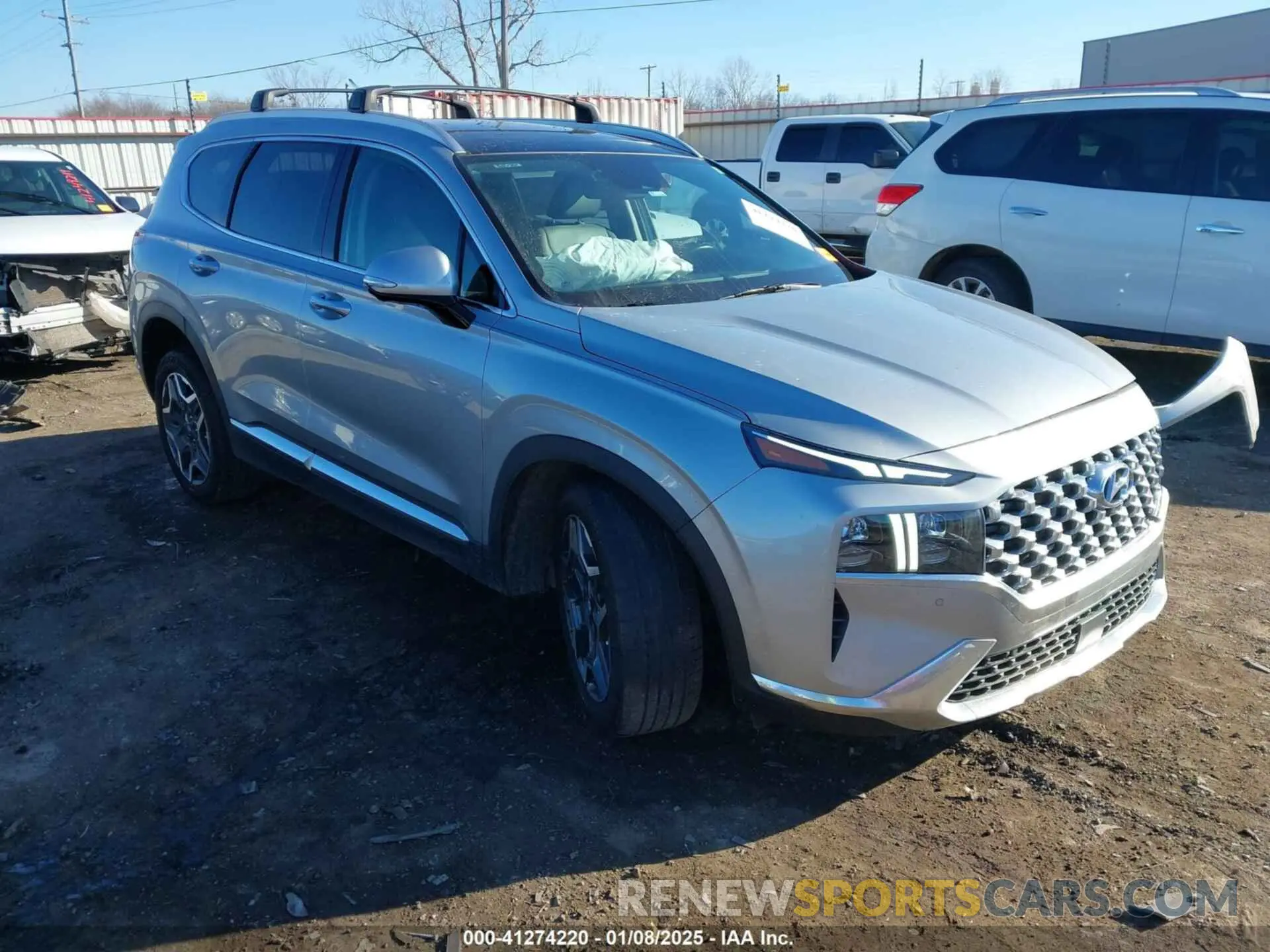 1 fotografías del automóvil dañado 5NMS44AL8PH547203 HYUNDAI SANTA FE 2023