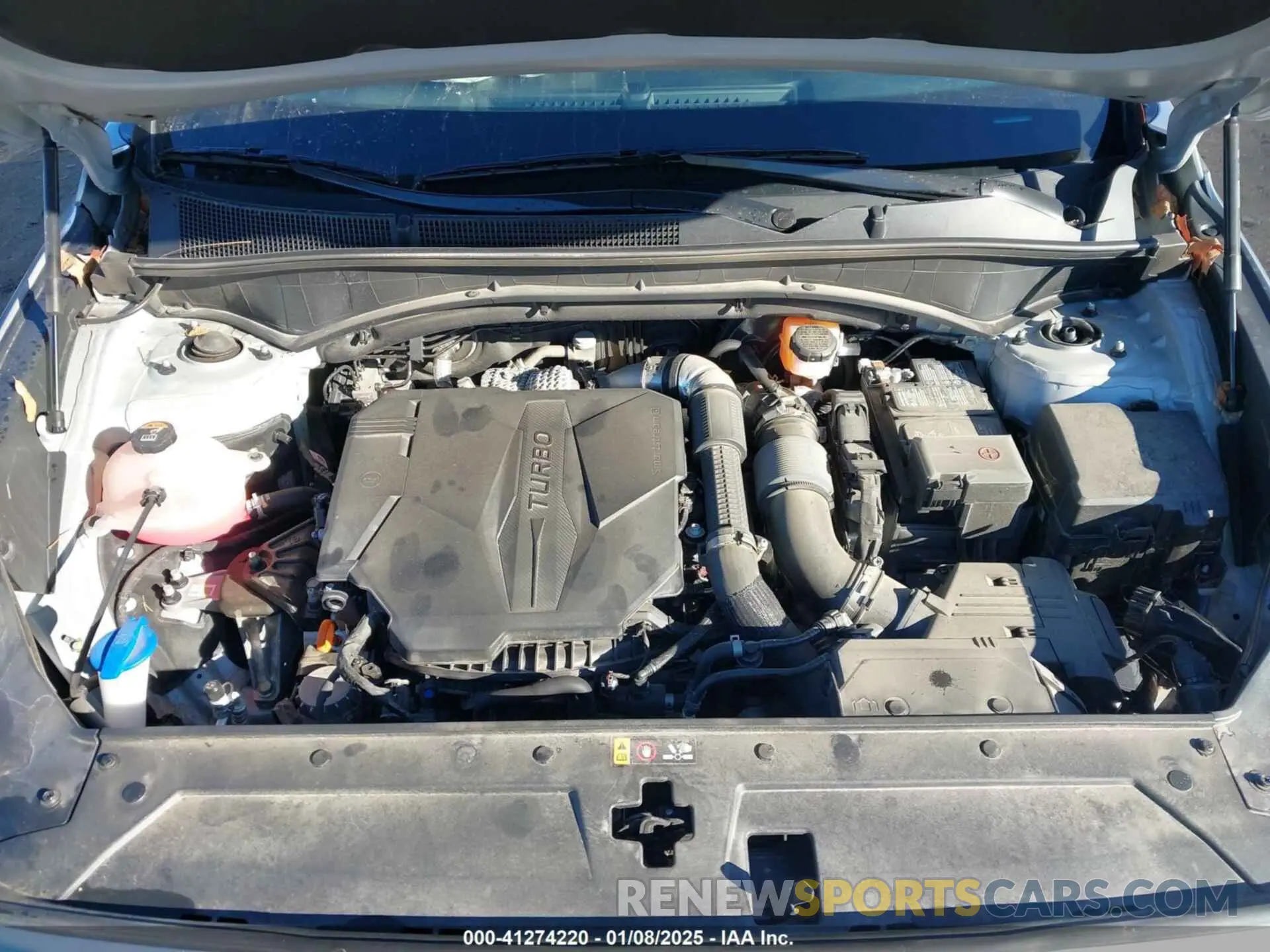 10 fotografías del automóvil dañado 5NMS44AL8PH547203 HYUNDAI SANTA FE 2023