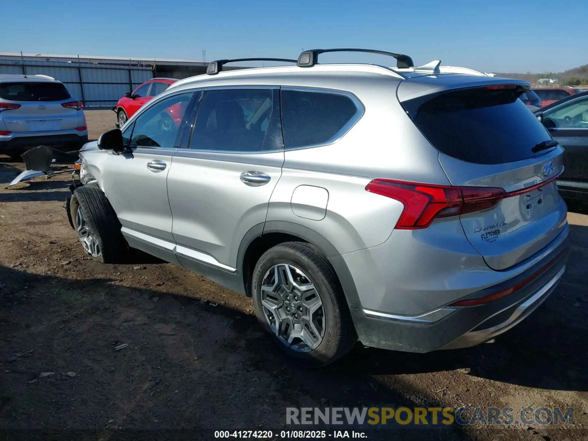 3 fotografías del automóvil dañado 5NMS44AL8PH547203 HYUNDAI SANTA FE 2023