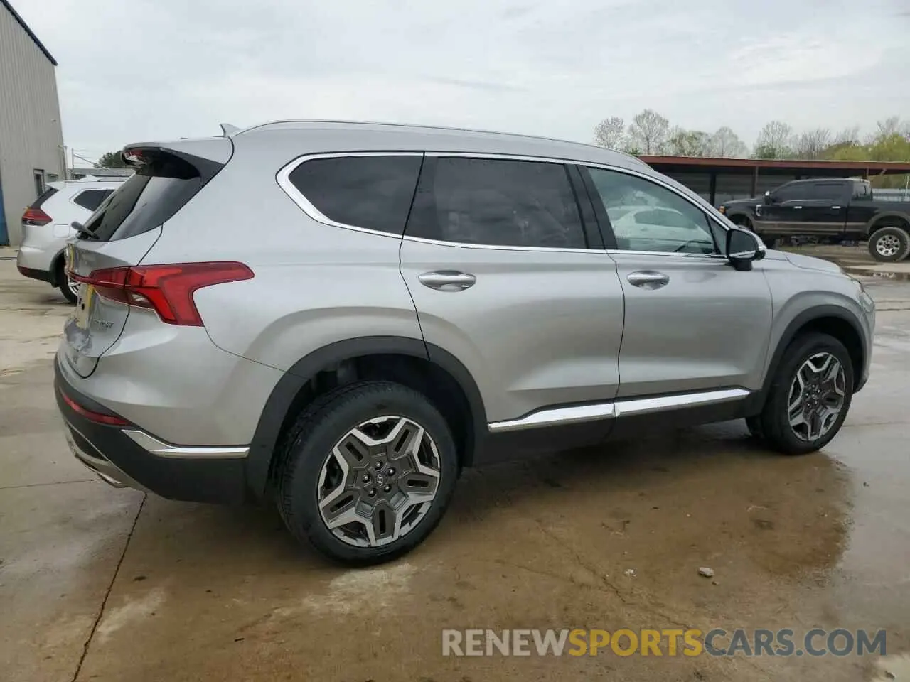 3 fotografías del automóvil dañado 5NMS4DAL1PH519338 HYUNDAI SANTA FE 2023
