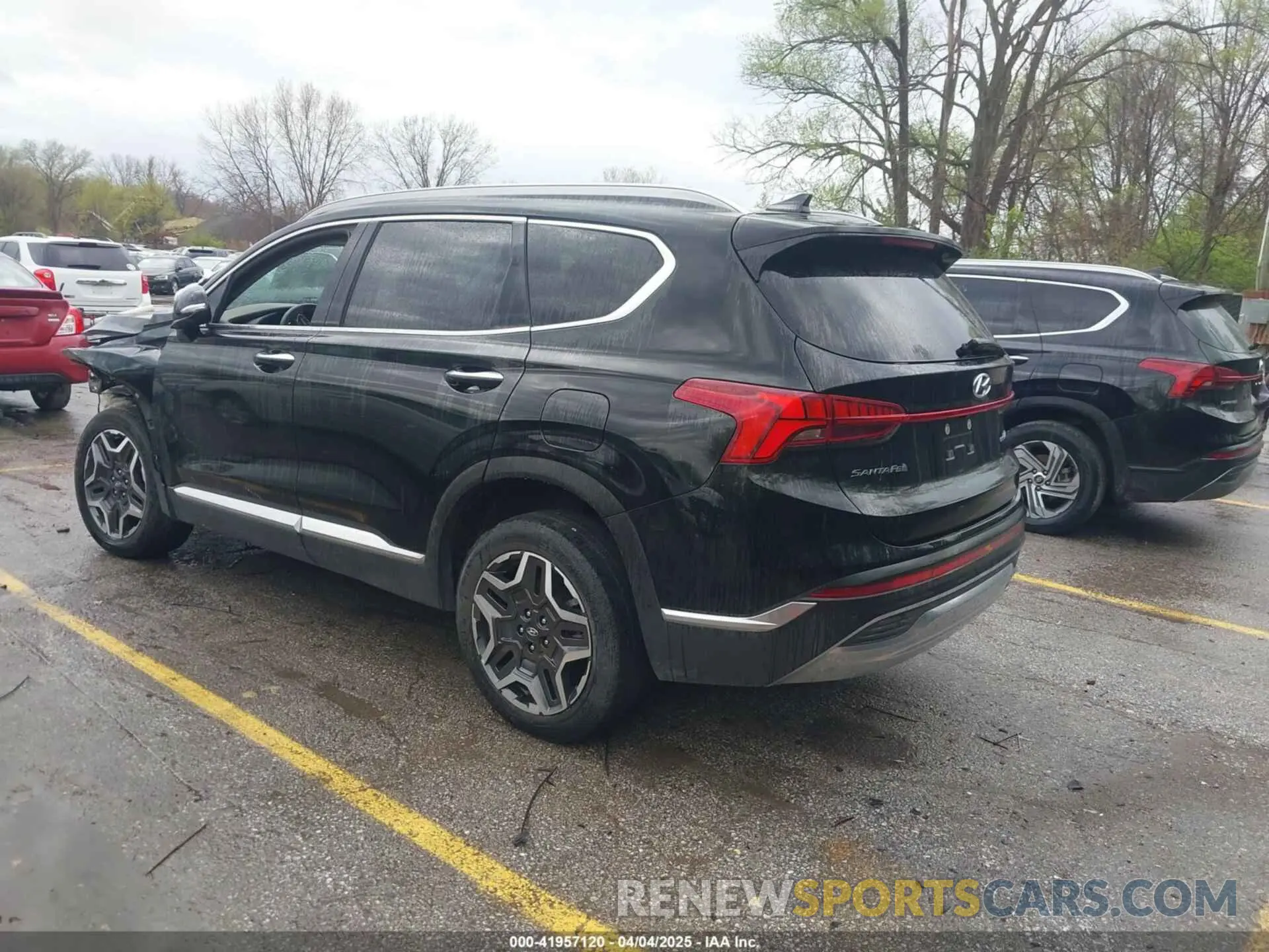 3 fotografías del automóvil dañado 5NMS4DAL4PH526476 HYUNDAI SANTA FE 2023