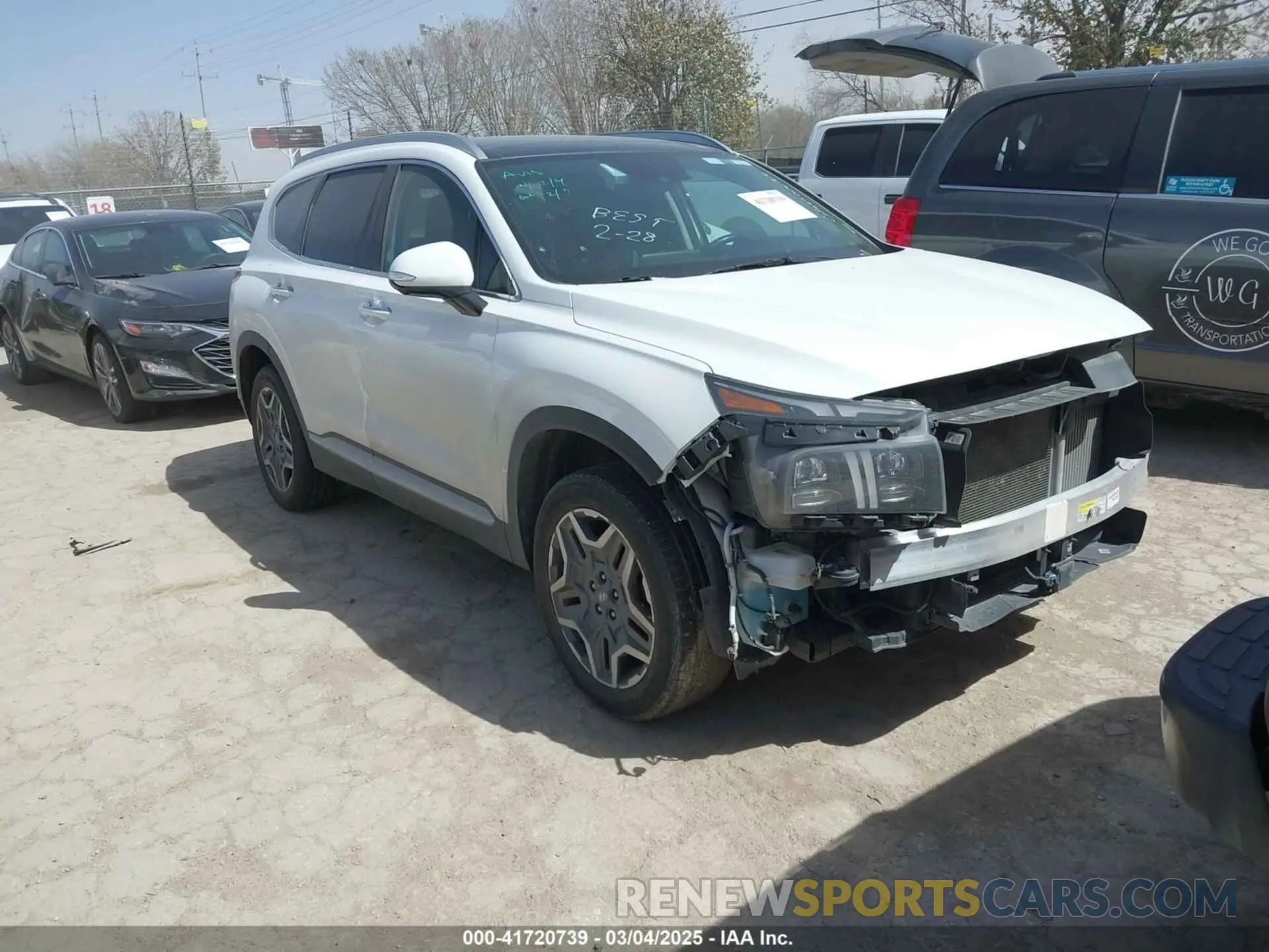 1 fotografías del automóvil dañado 5NMS4DAL6PH532599 HYUNDAI SANTA FE 2023