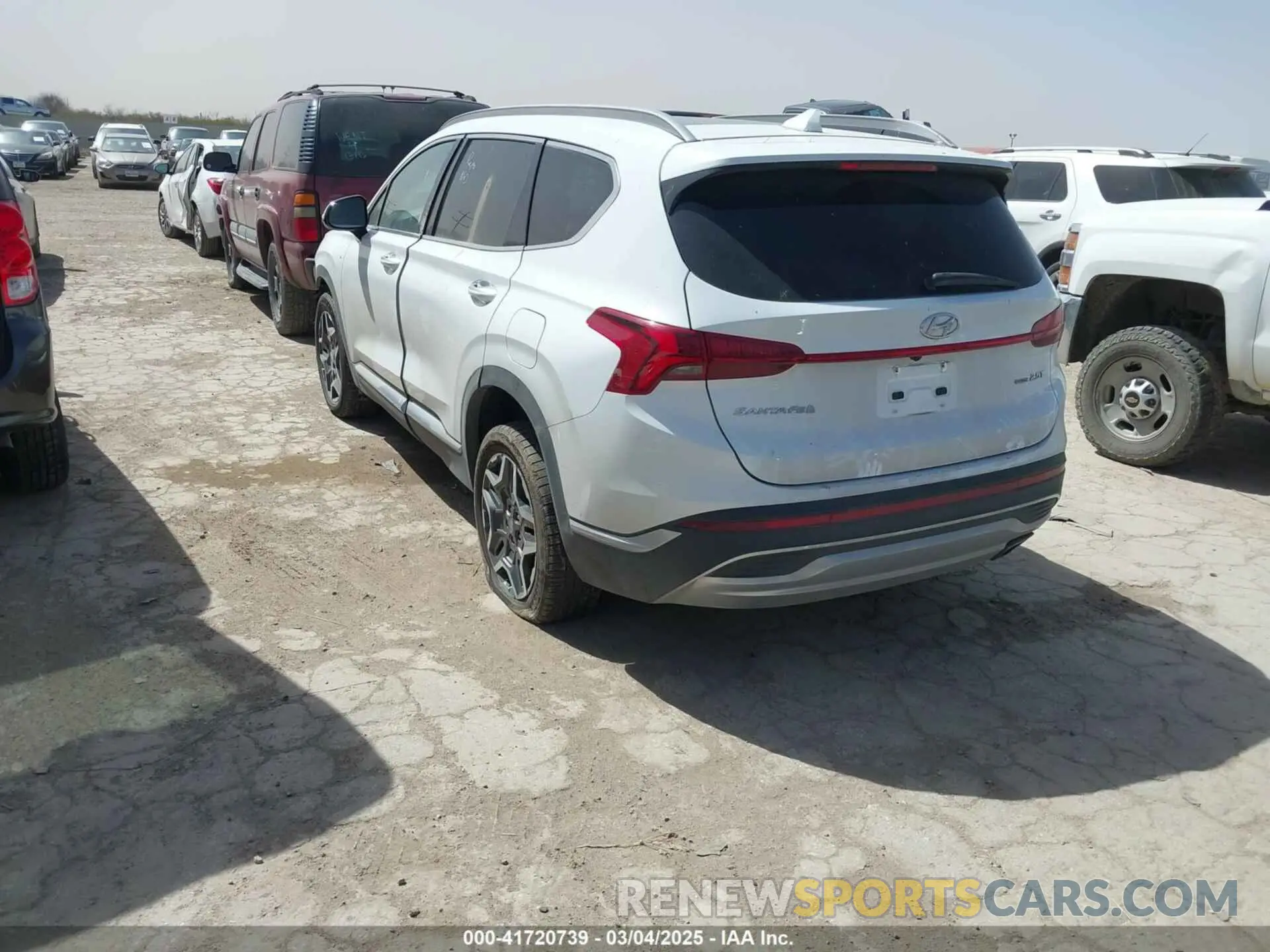 3 fotografías del automóvil dañado 5NMS4DAL6PH532599 HYUNDAI SANTA FE 2023