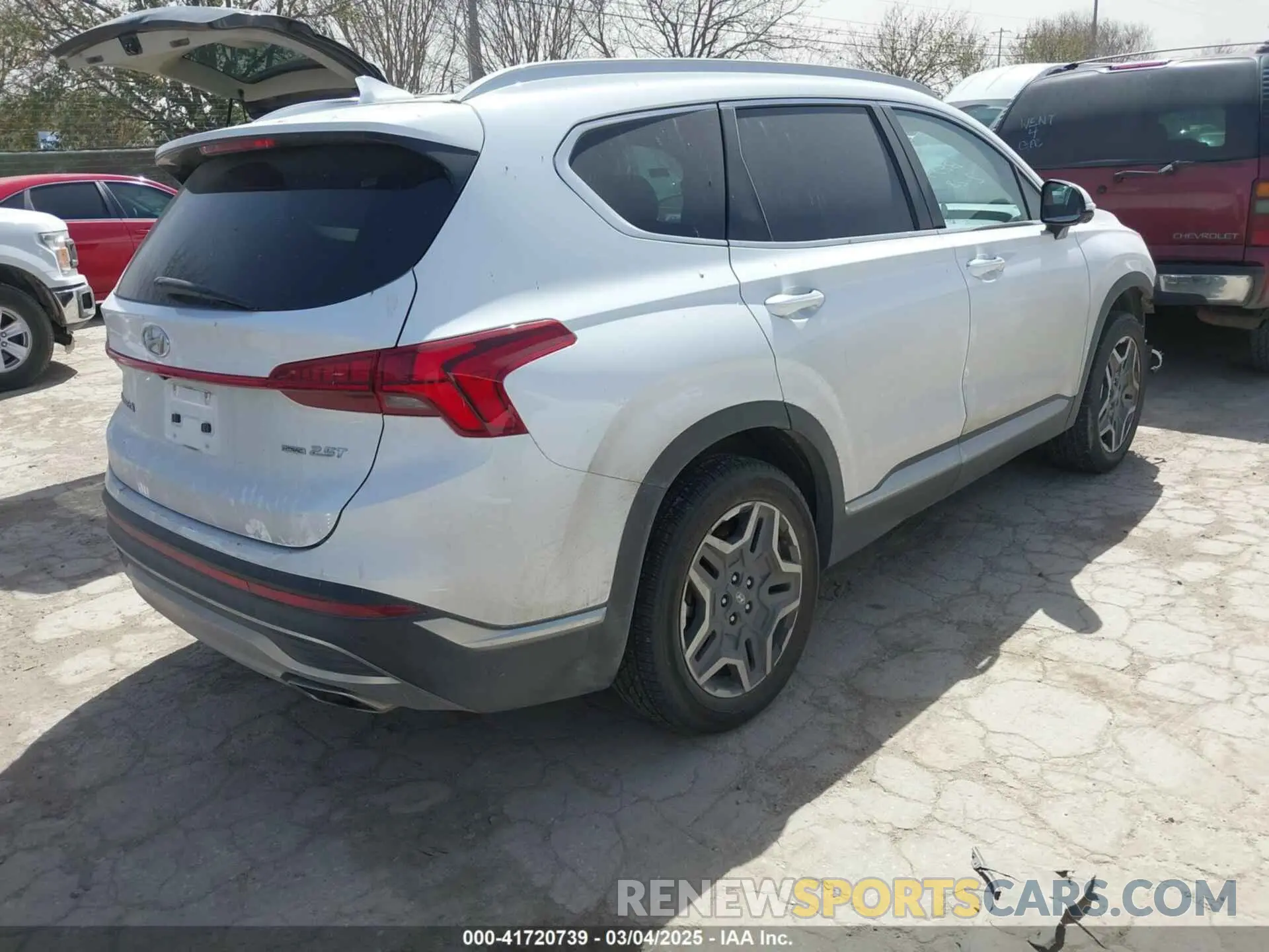 4 fotografías del automóvil dañado 5NMS4DAL6PH532599 HYUNDAI SANTA FE 2023