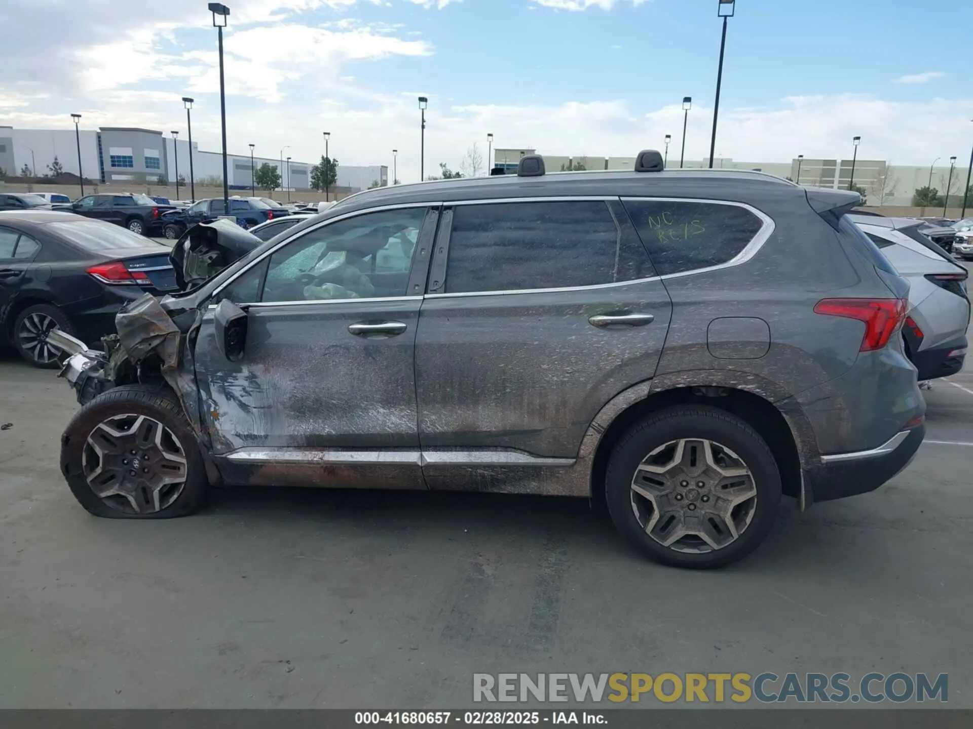 15 fotografías del automóvil dañado 5NMS4DAL6PH634677 HYUNDAI SANTA FE 2023
